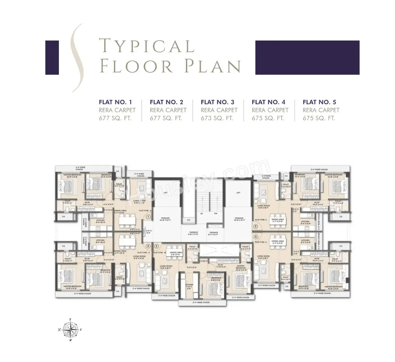 Elegant Residency Floor Plan