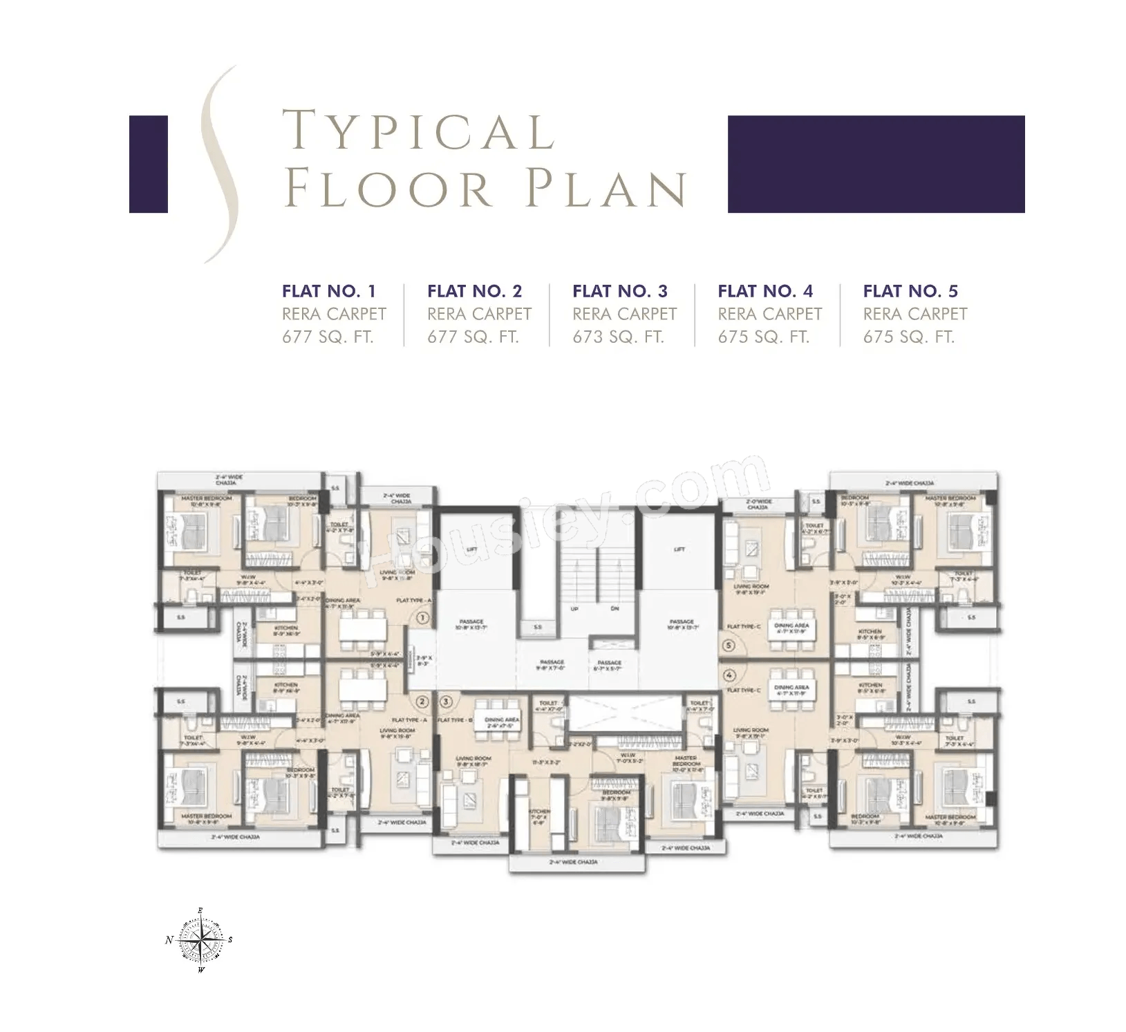 Elegant Residency Floor Plan