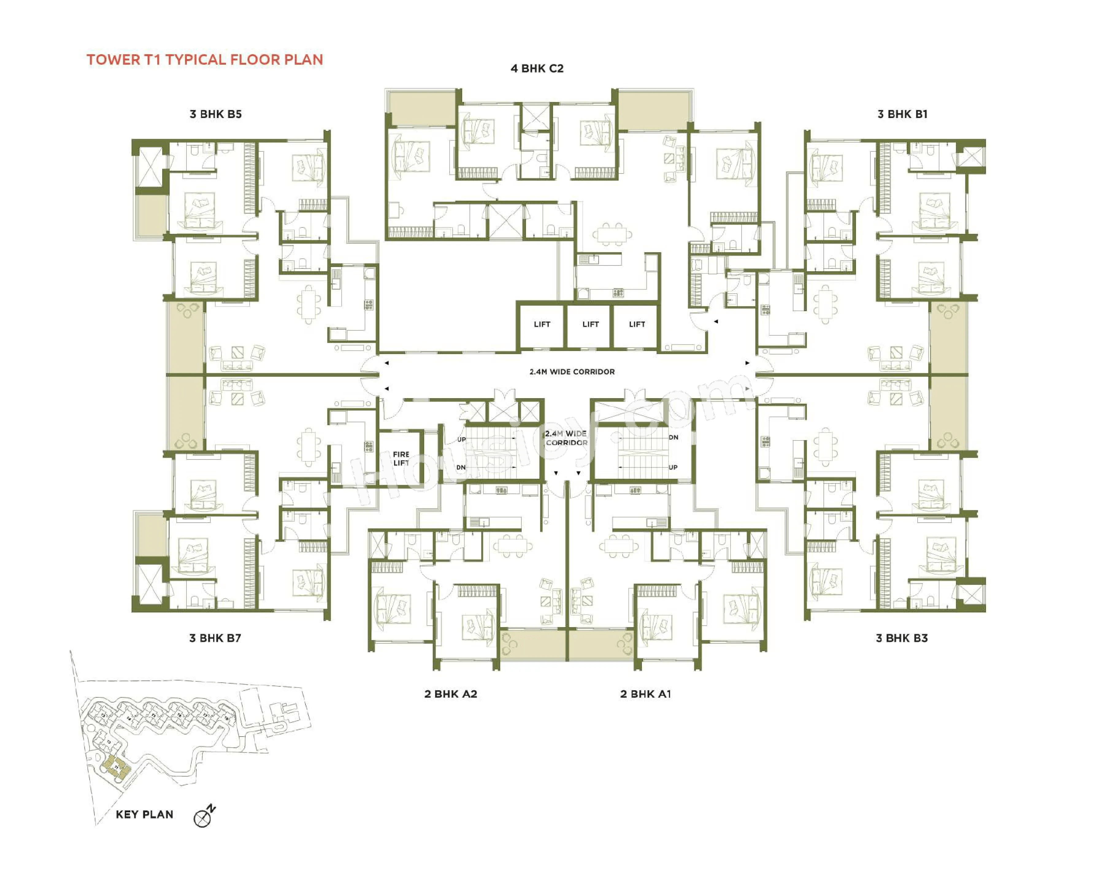 Embassy Green Shores Floor plan 1