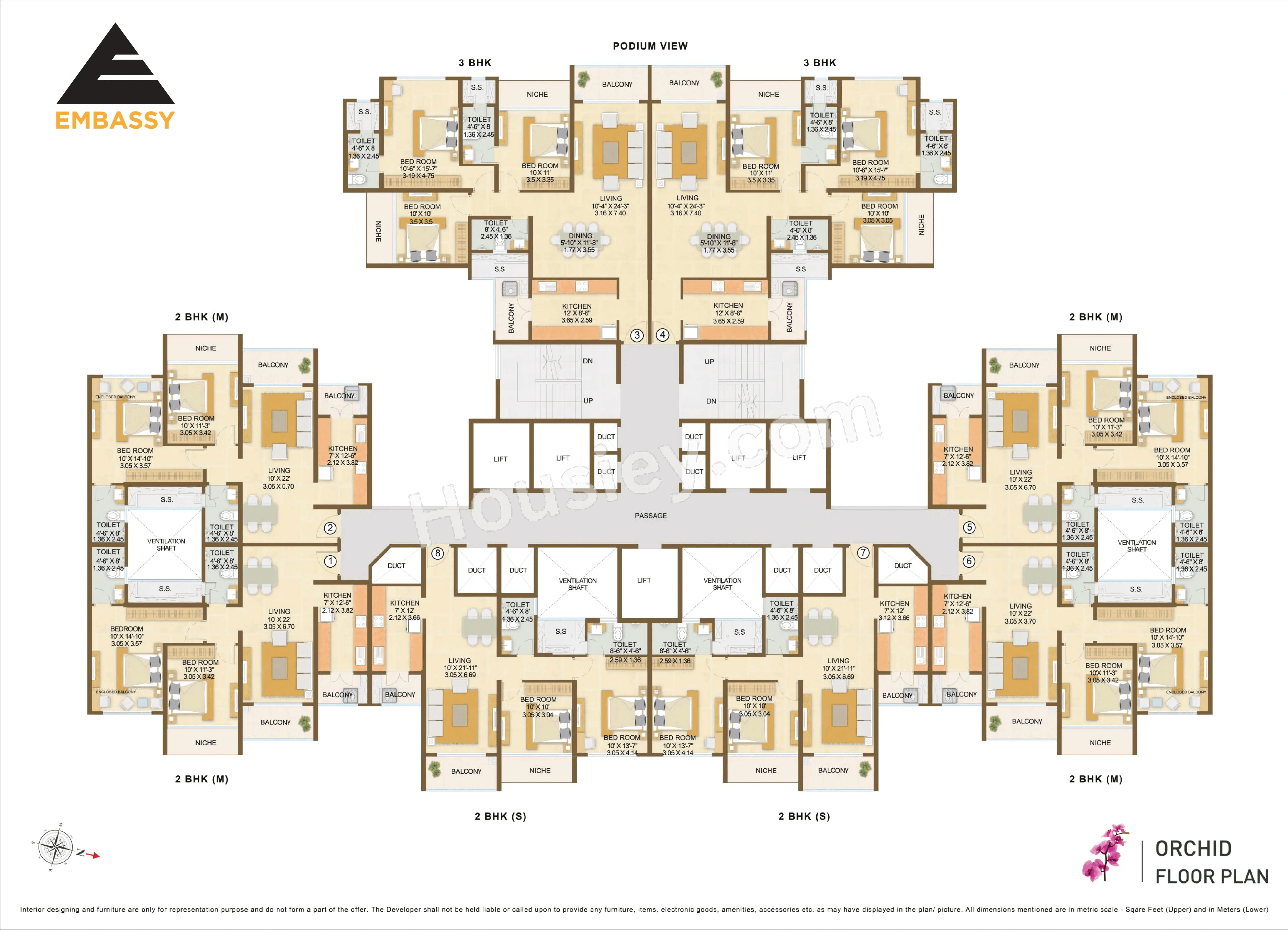 Embassy Park Floor plan 3