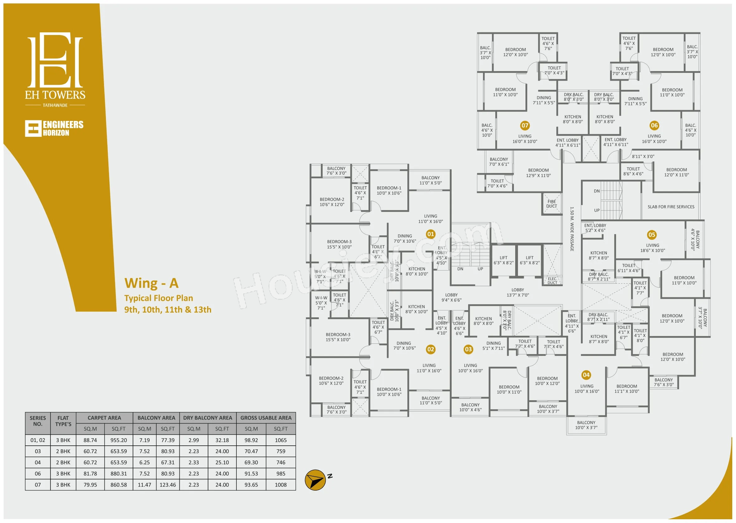 Engineers EH Towers Floor plan 1