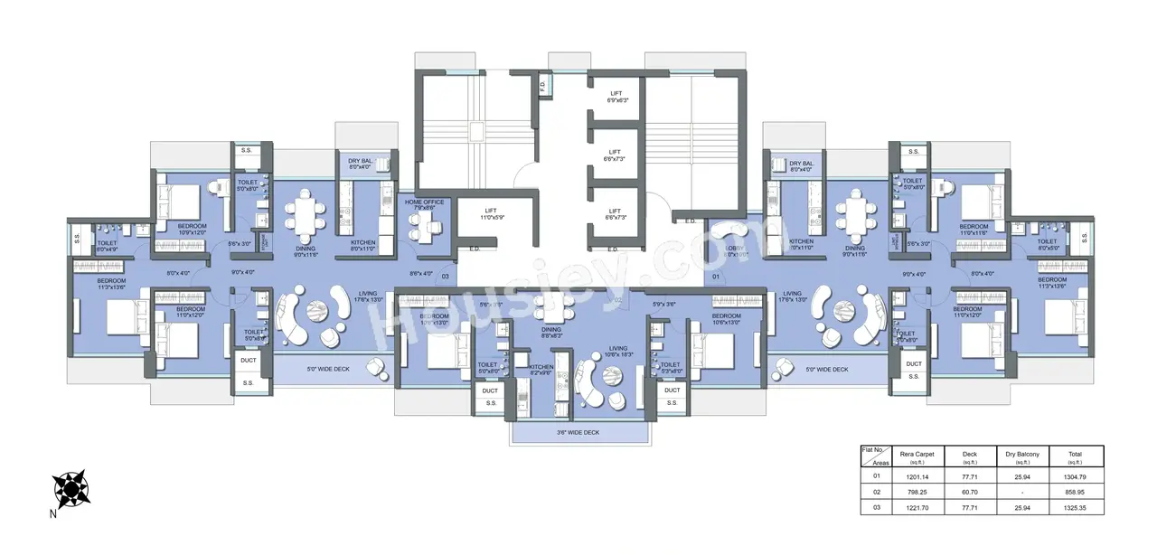 Eon One Floor Plan