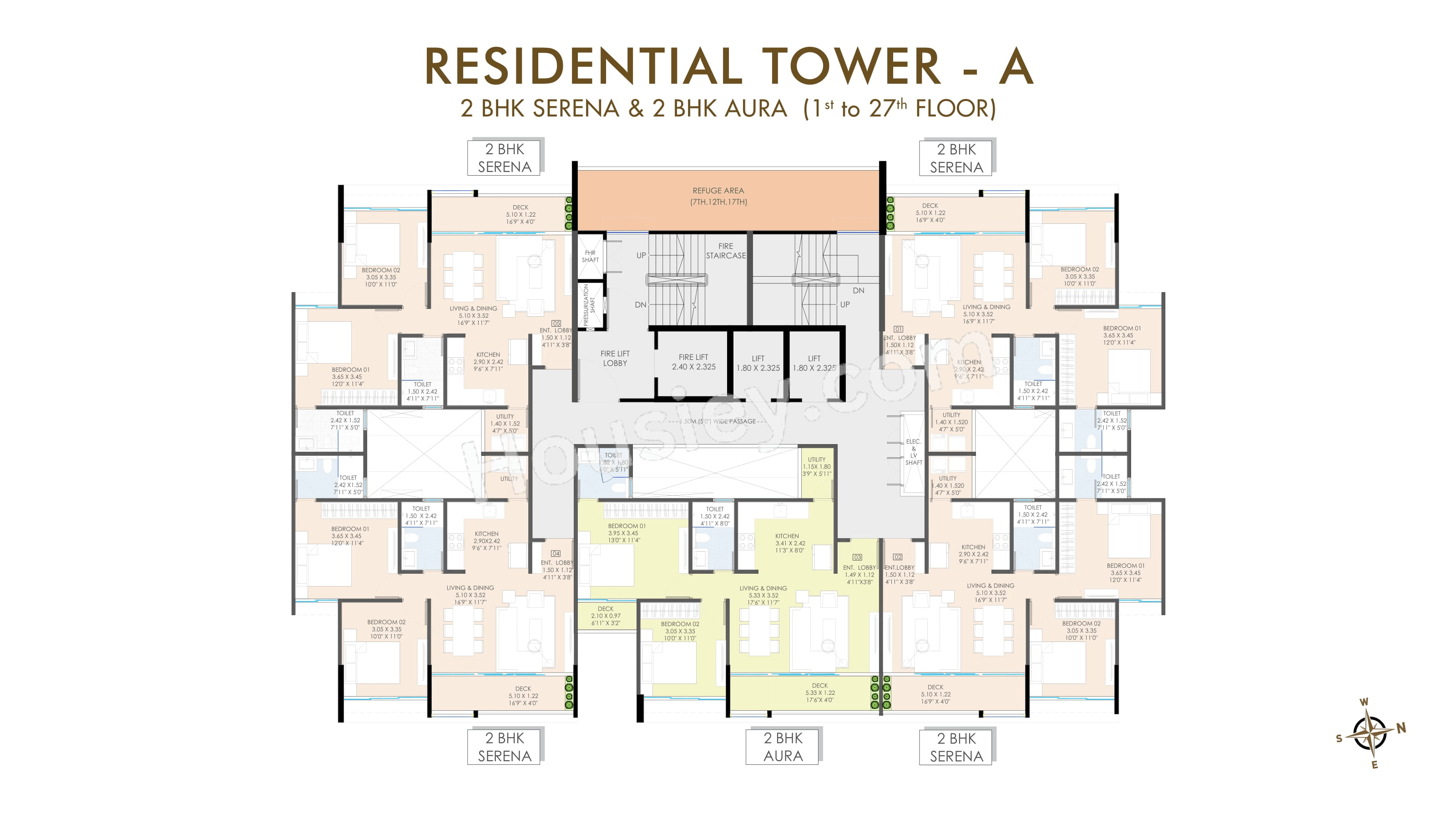 Esbee Mizura Residences Floor plan 2