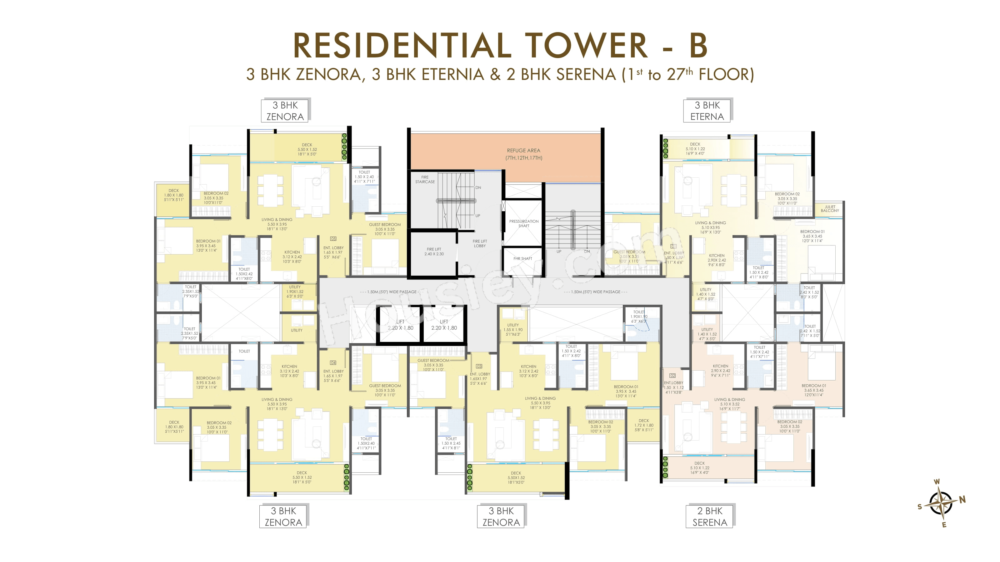 Esbee Mizura Residences Floor plan 3