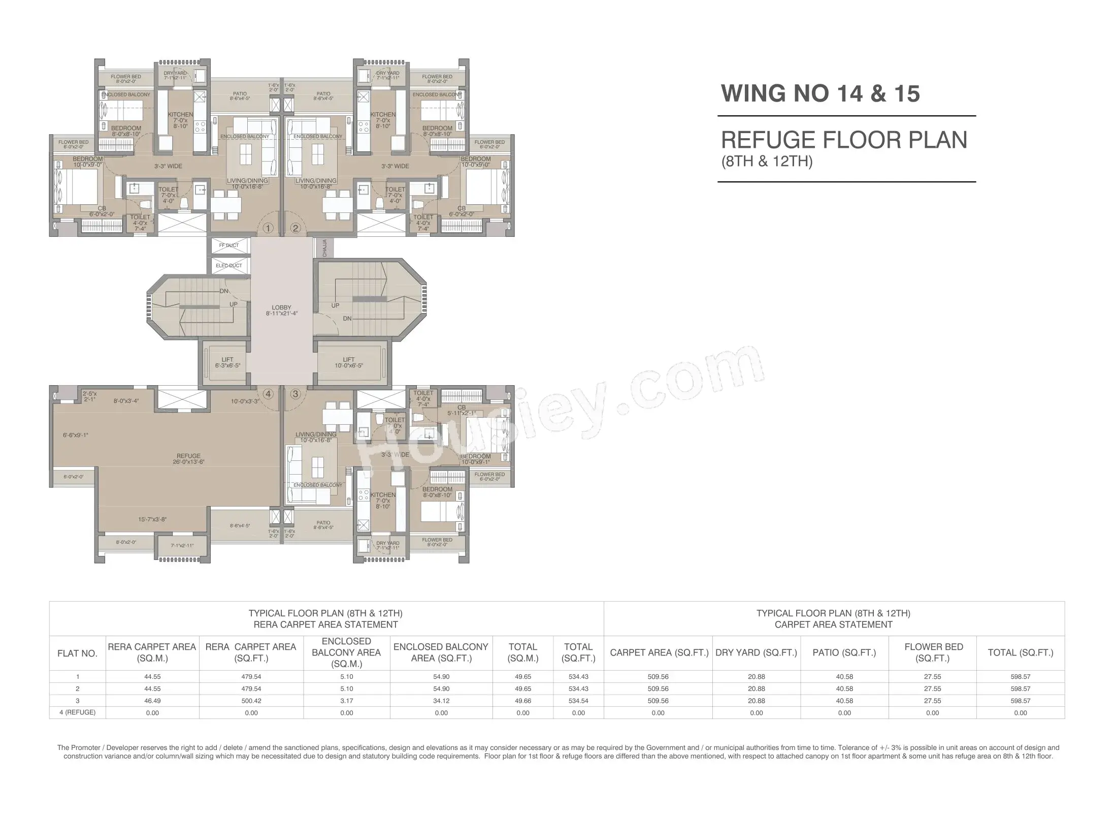 Evershine Amavi 303 Floor plan 1