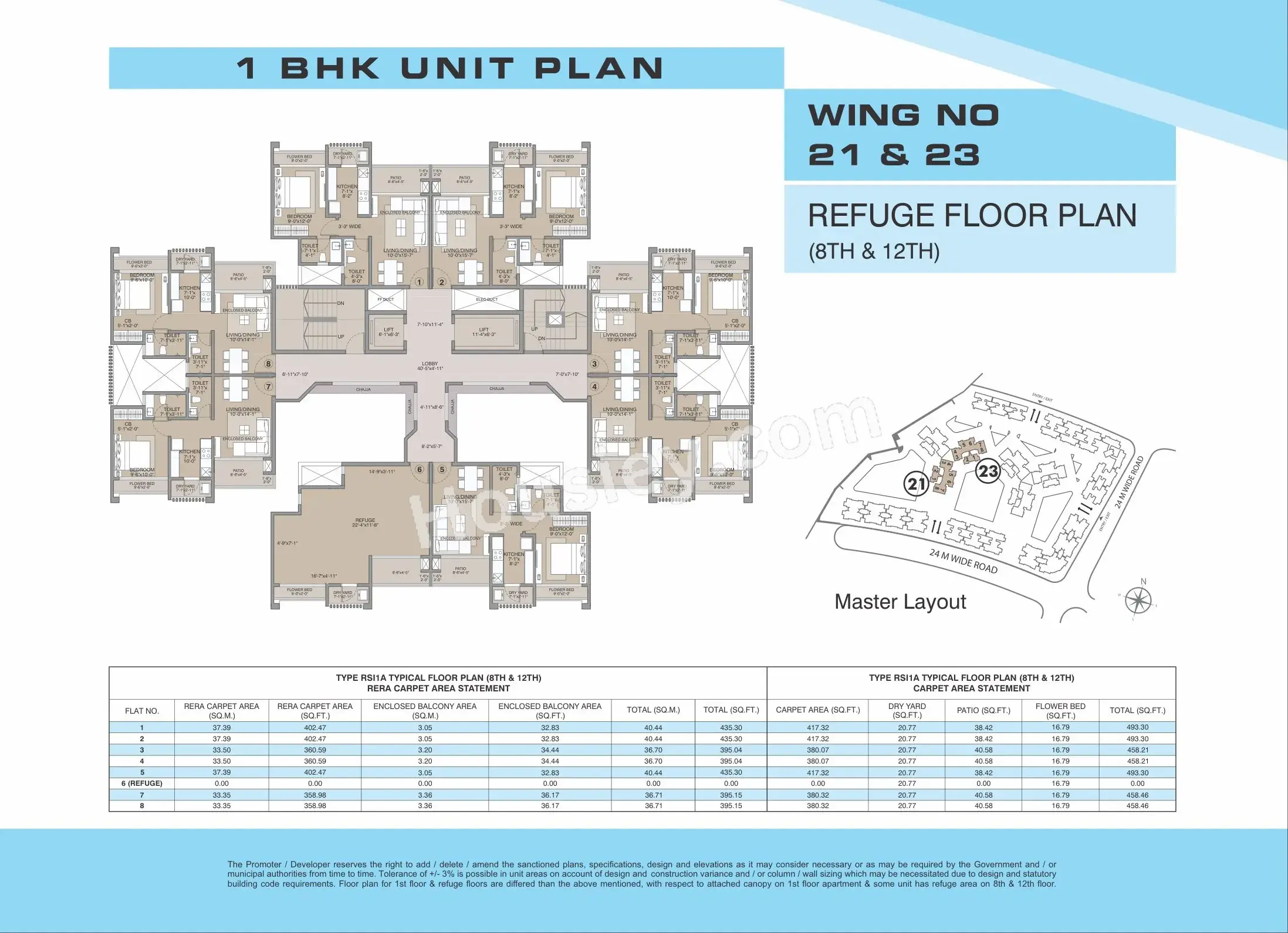 Evershine Amavi 303 Floor plan 6