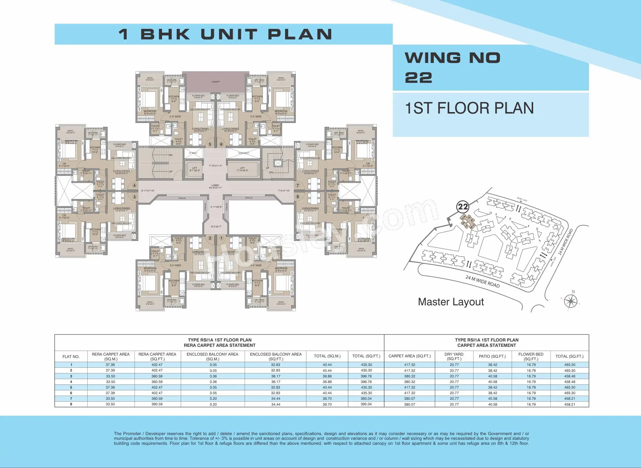 Evershine Amavi 303 Floor plan 9