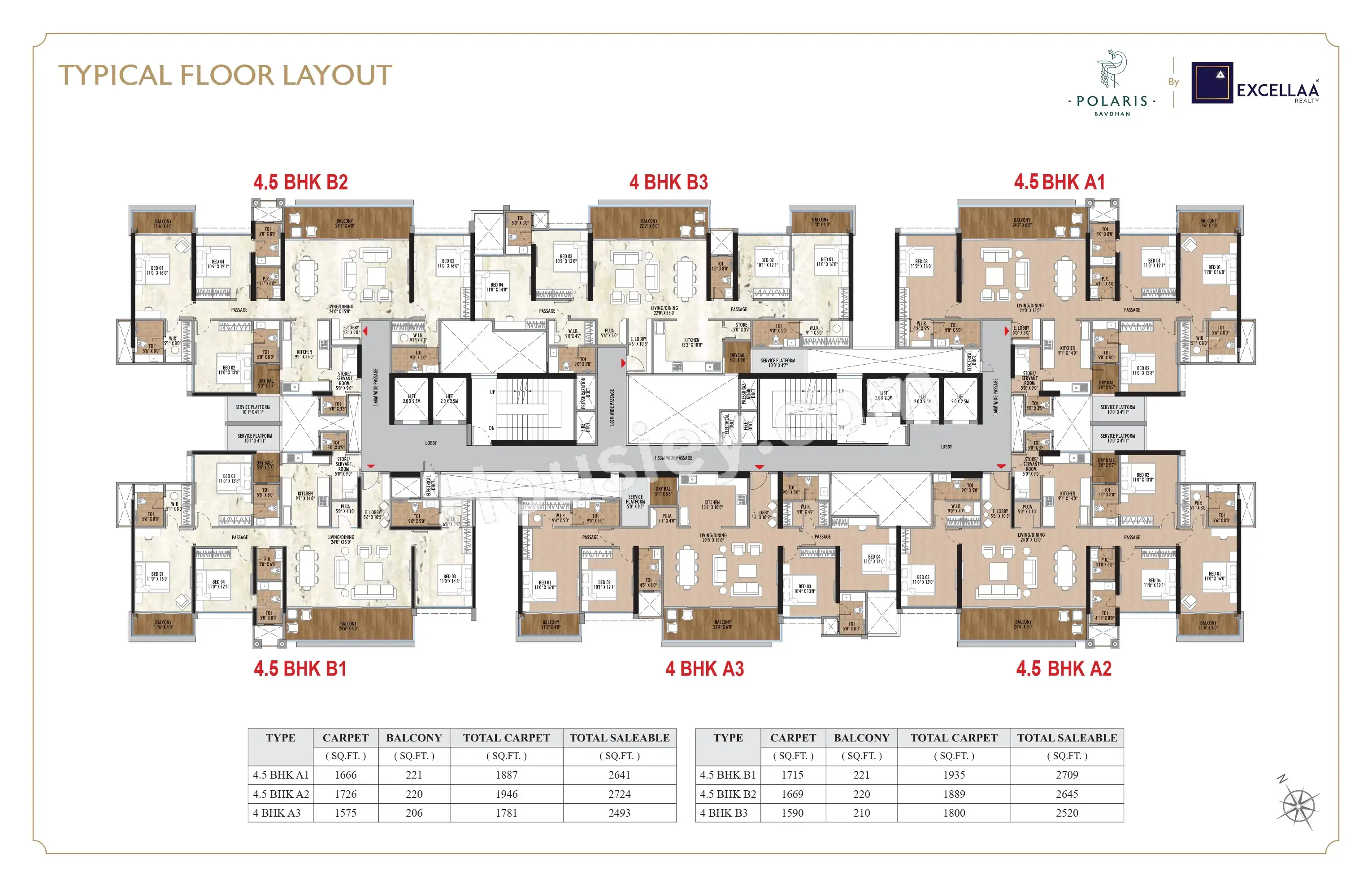 Excellaa Polaris Floor plan 3
