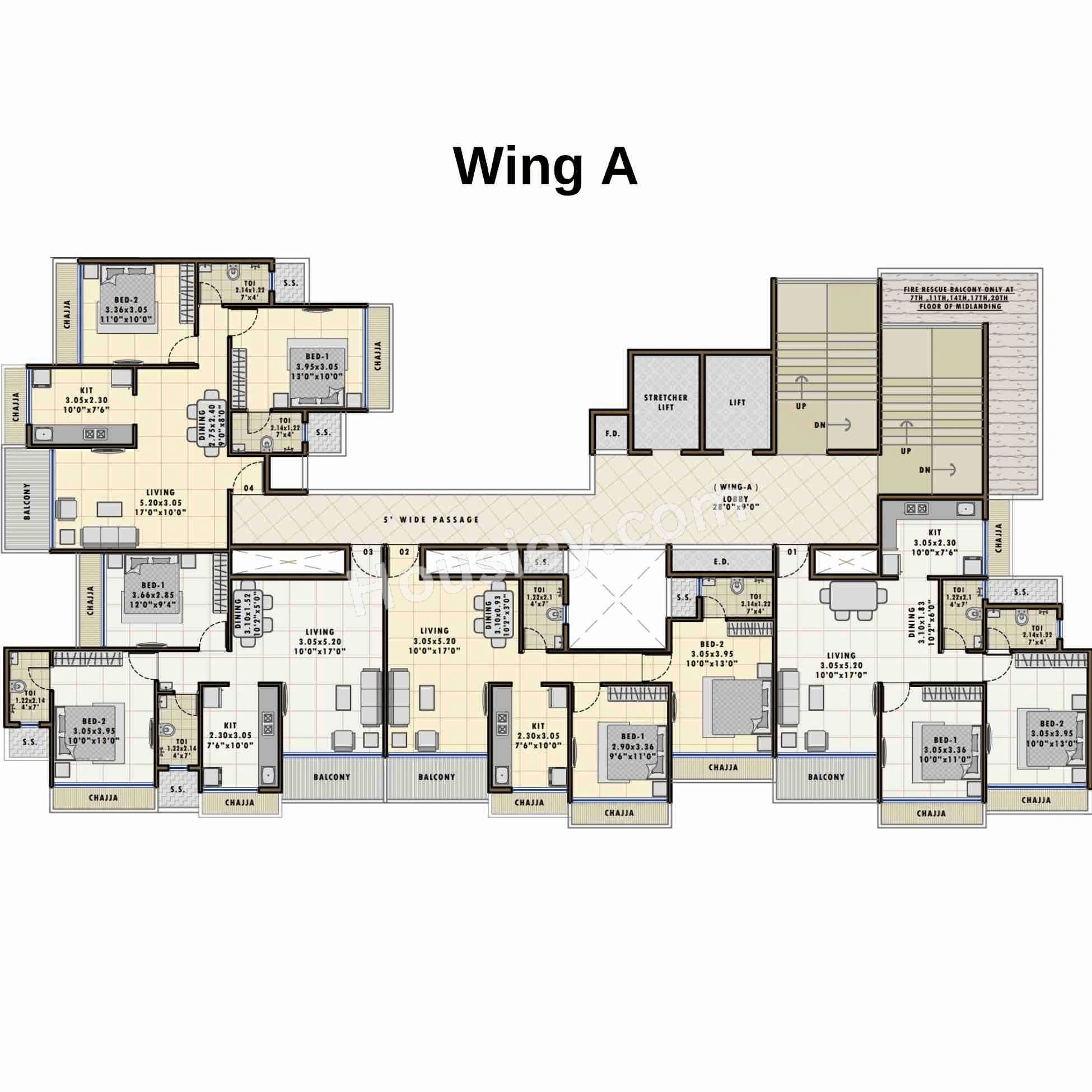 Fornax Bhoomi Icon Floor plan 1