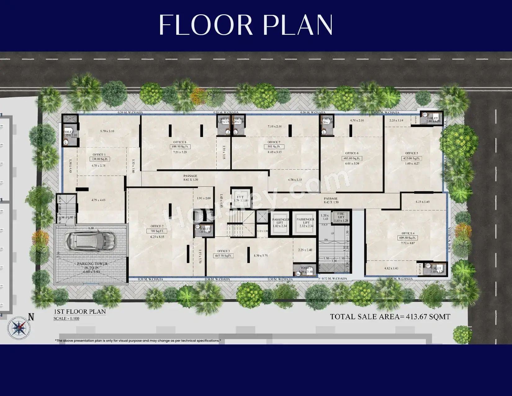 Gagan 52 Floor plan 1