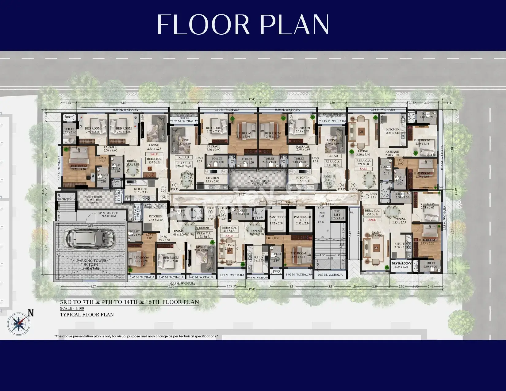 Gagan 52 Floor plan 7
