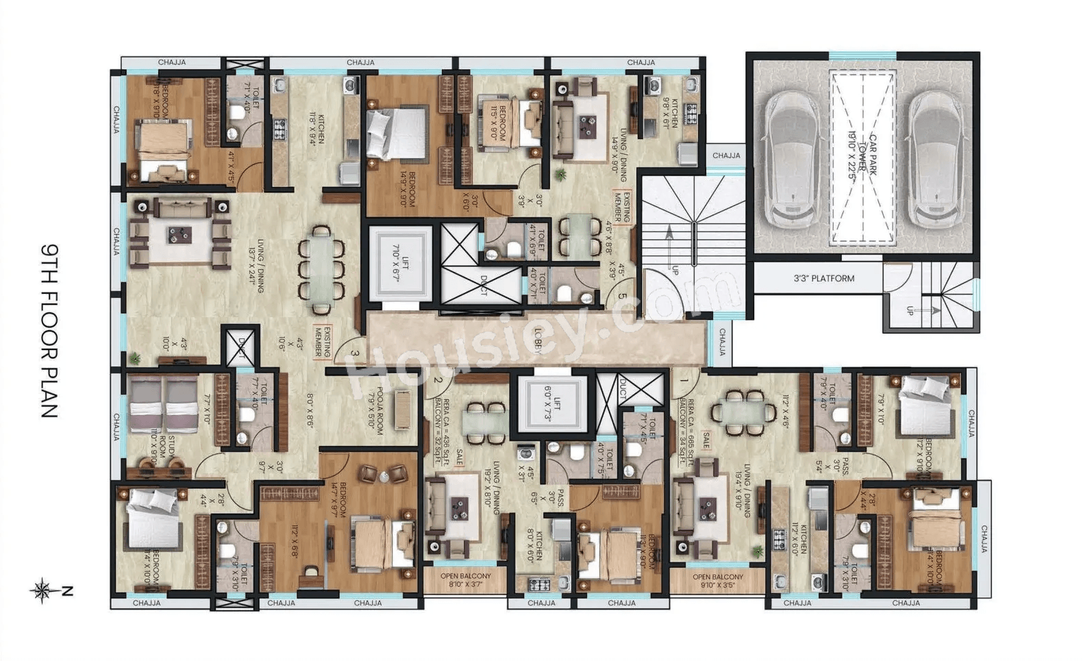 Gagangiri Aadhya Floor plan 4