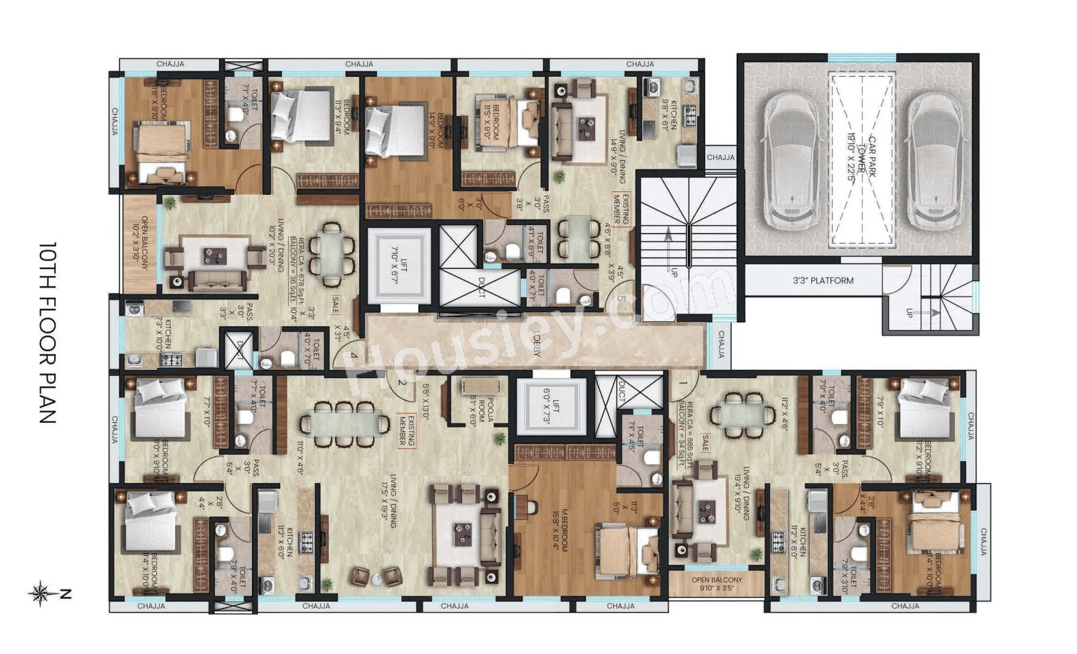 Gagangiri Aadhya Floor plan 9