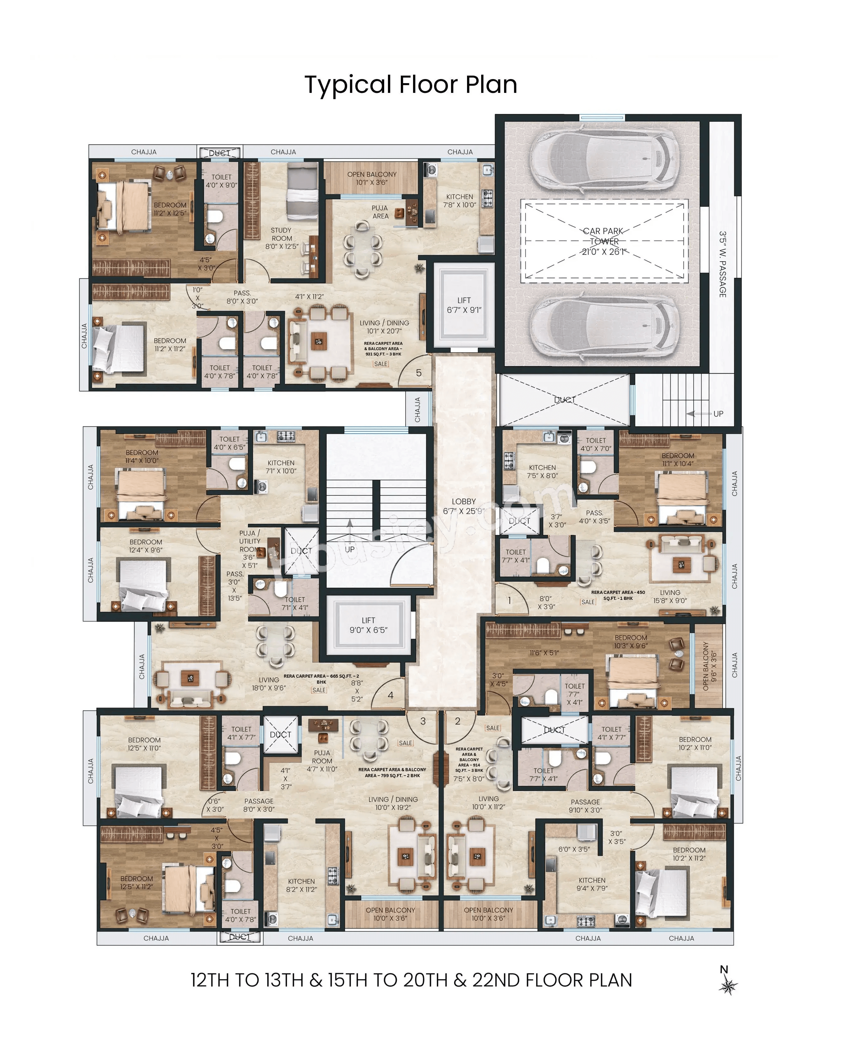 Gagangiri Anvaya Floor plan 4