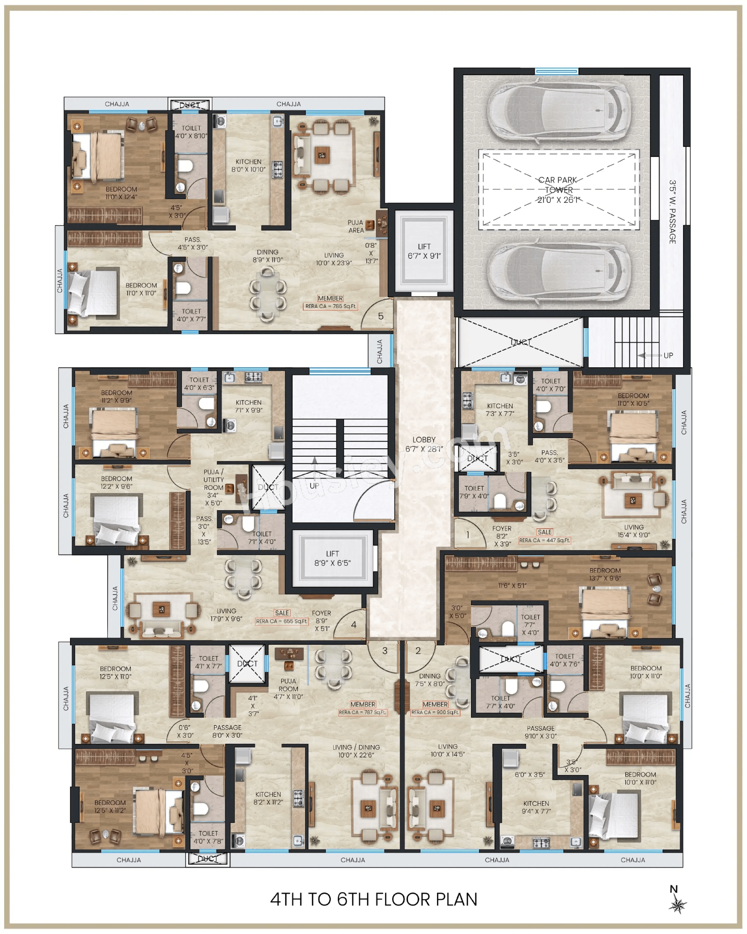 Gagangiri Anvaya Floor plan 5