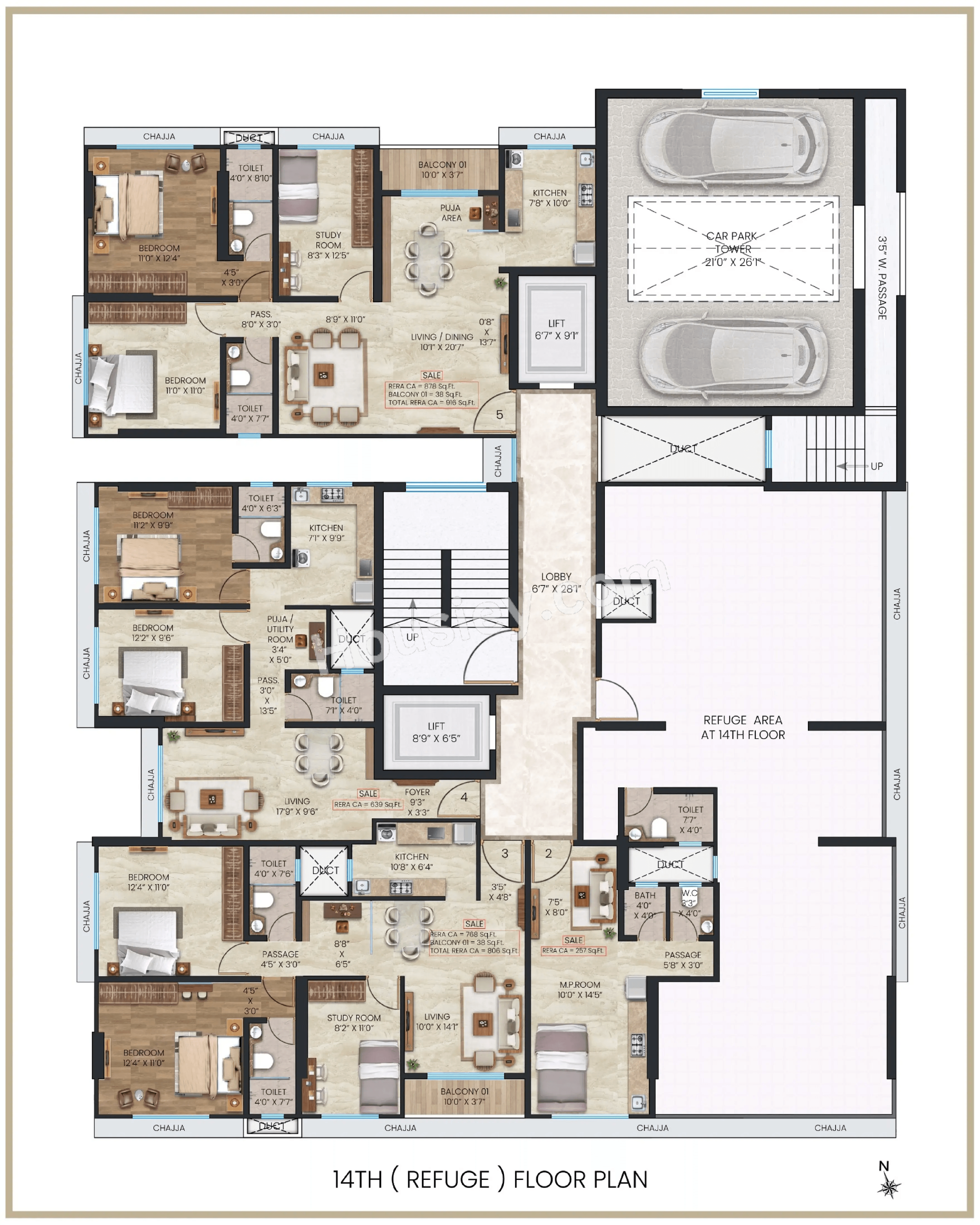 Gagangiri Anvaya Floor plan 8