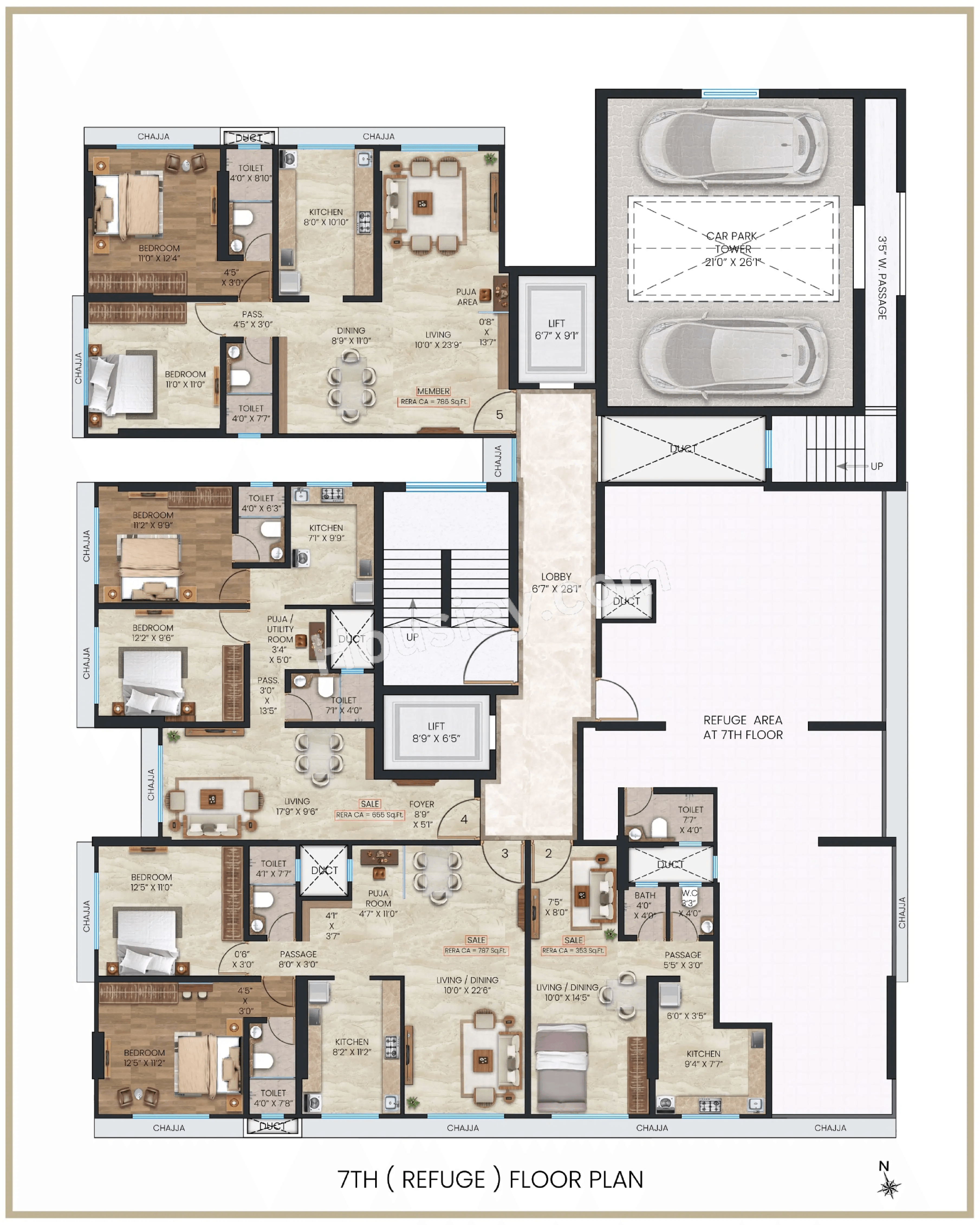 Gagangiri Anvaya Floor plan 9