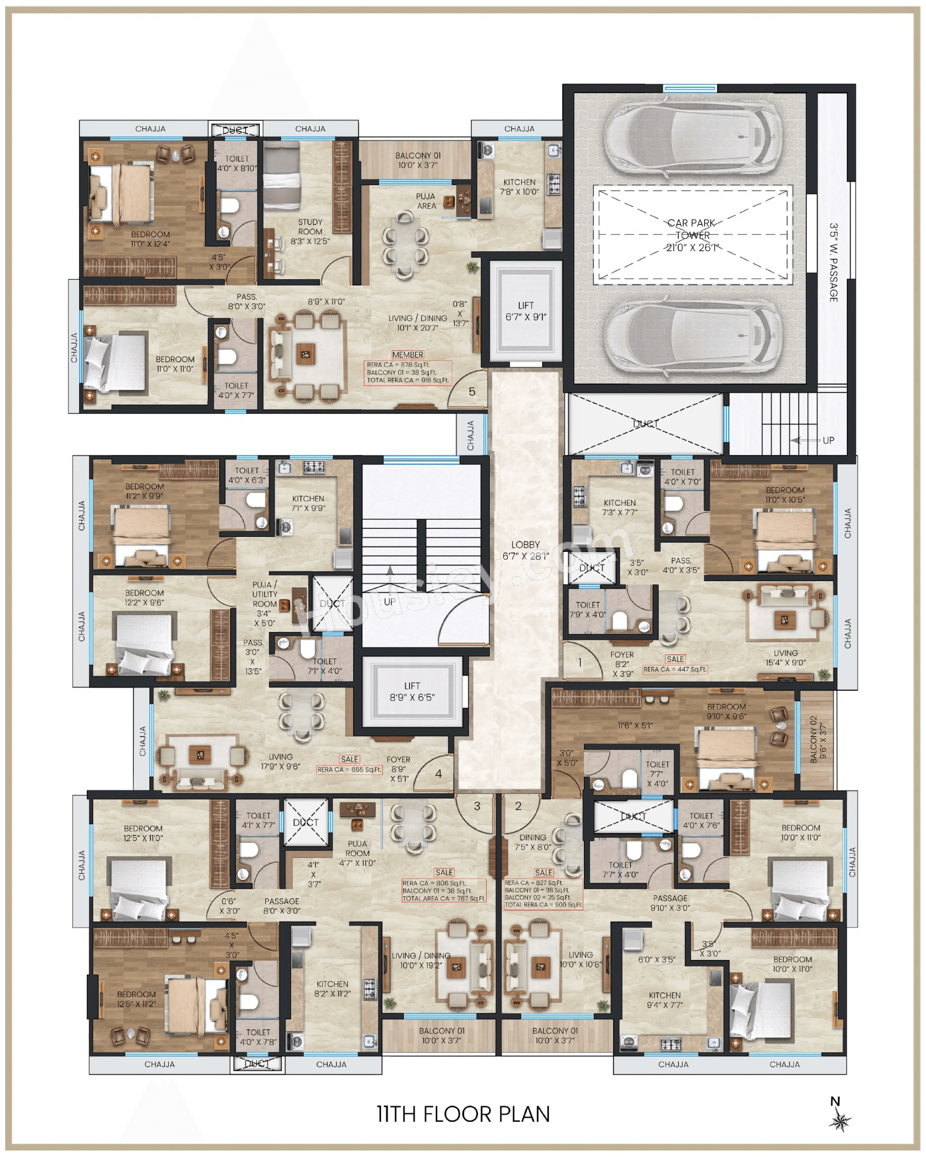 Gagangiri Anvaya Floor plan 11