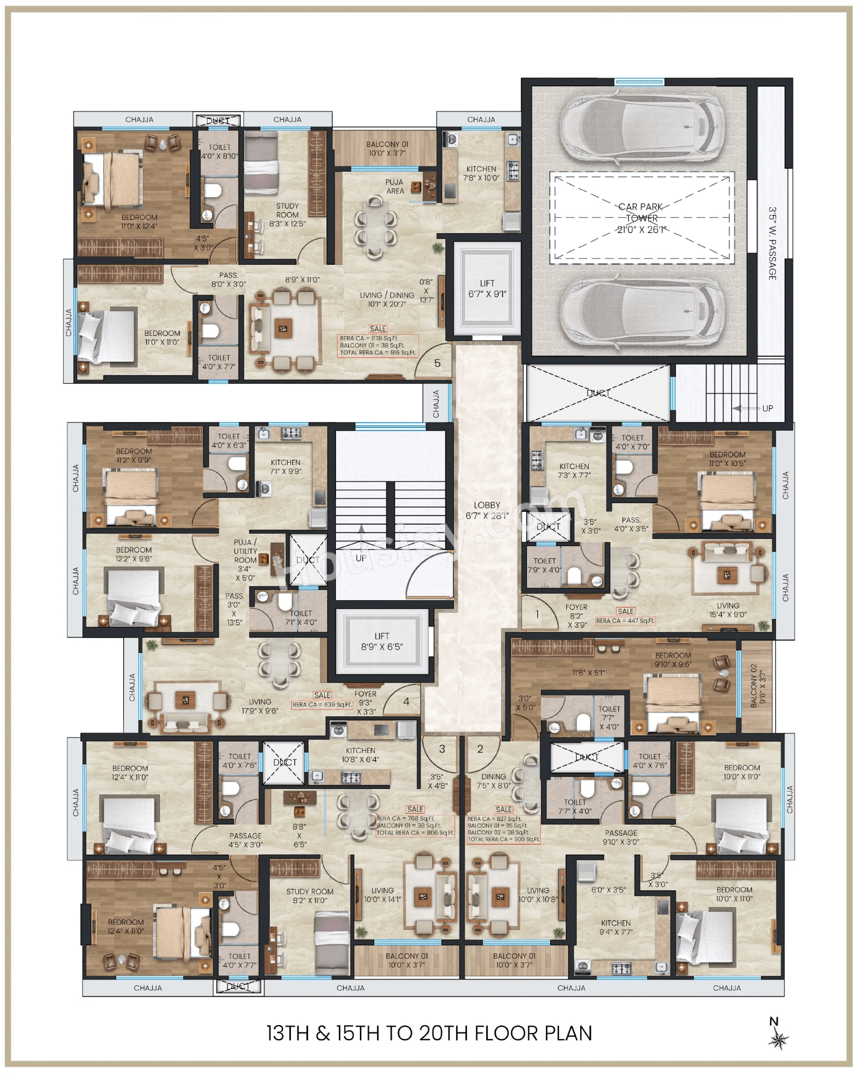Gagangiri Anvaya Floor plan 13