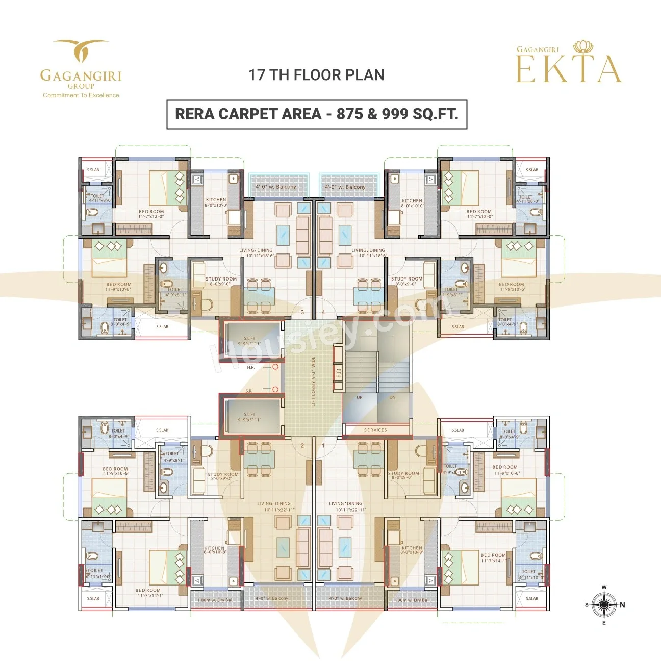 Gagangiri Ekta Floor plan 3