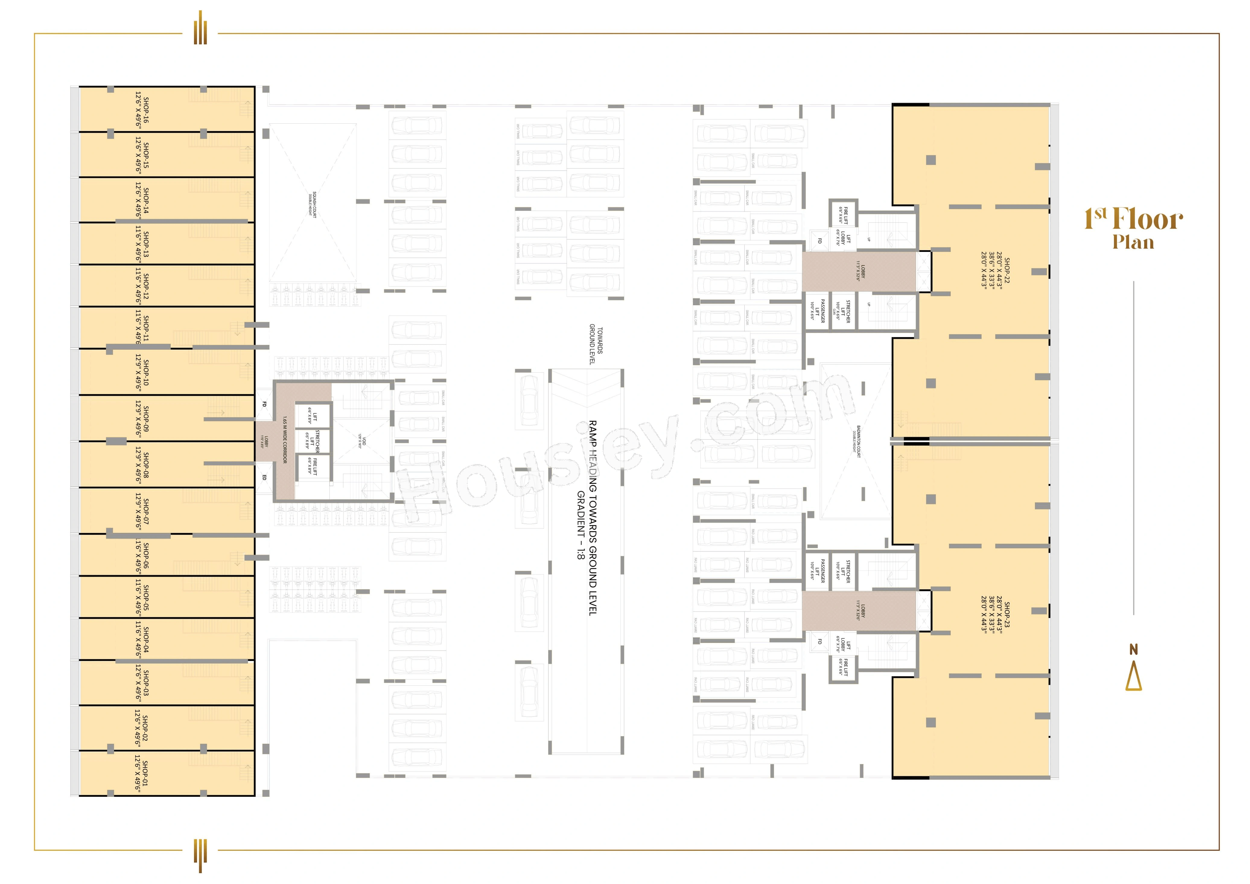 Gami Down Town Avenue Floor plan 2