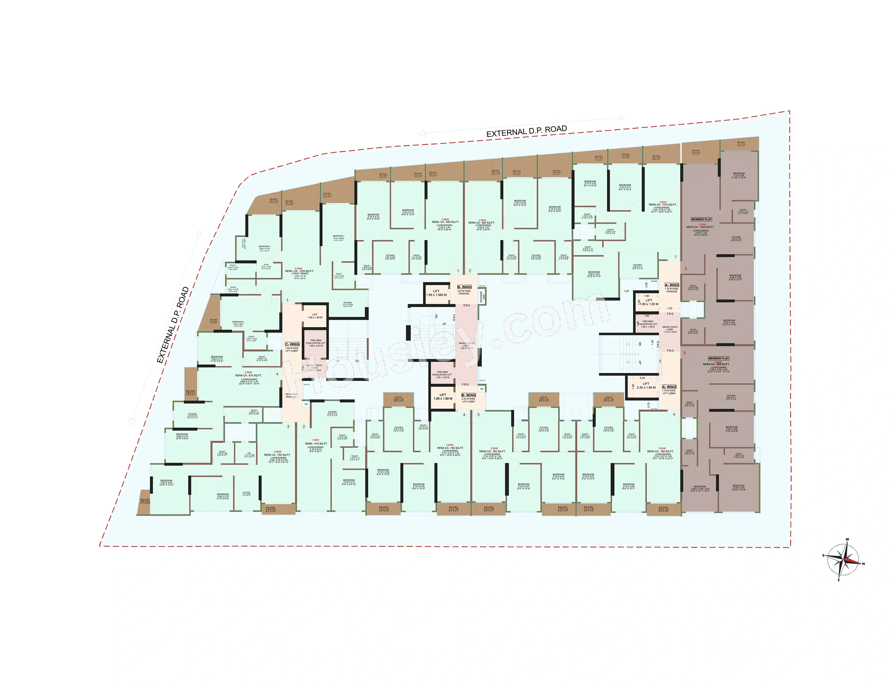 Gami Evara Floor plan 1