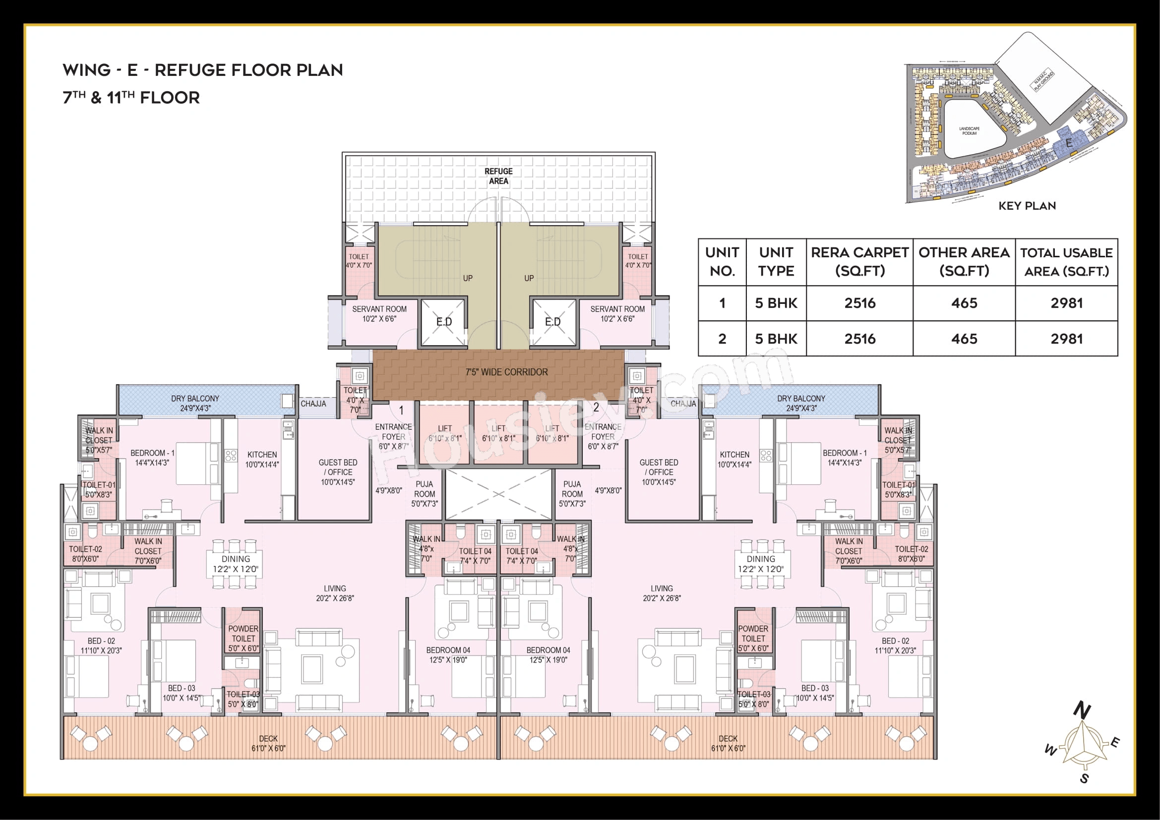 Gami Palm Amore Floor plan 4