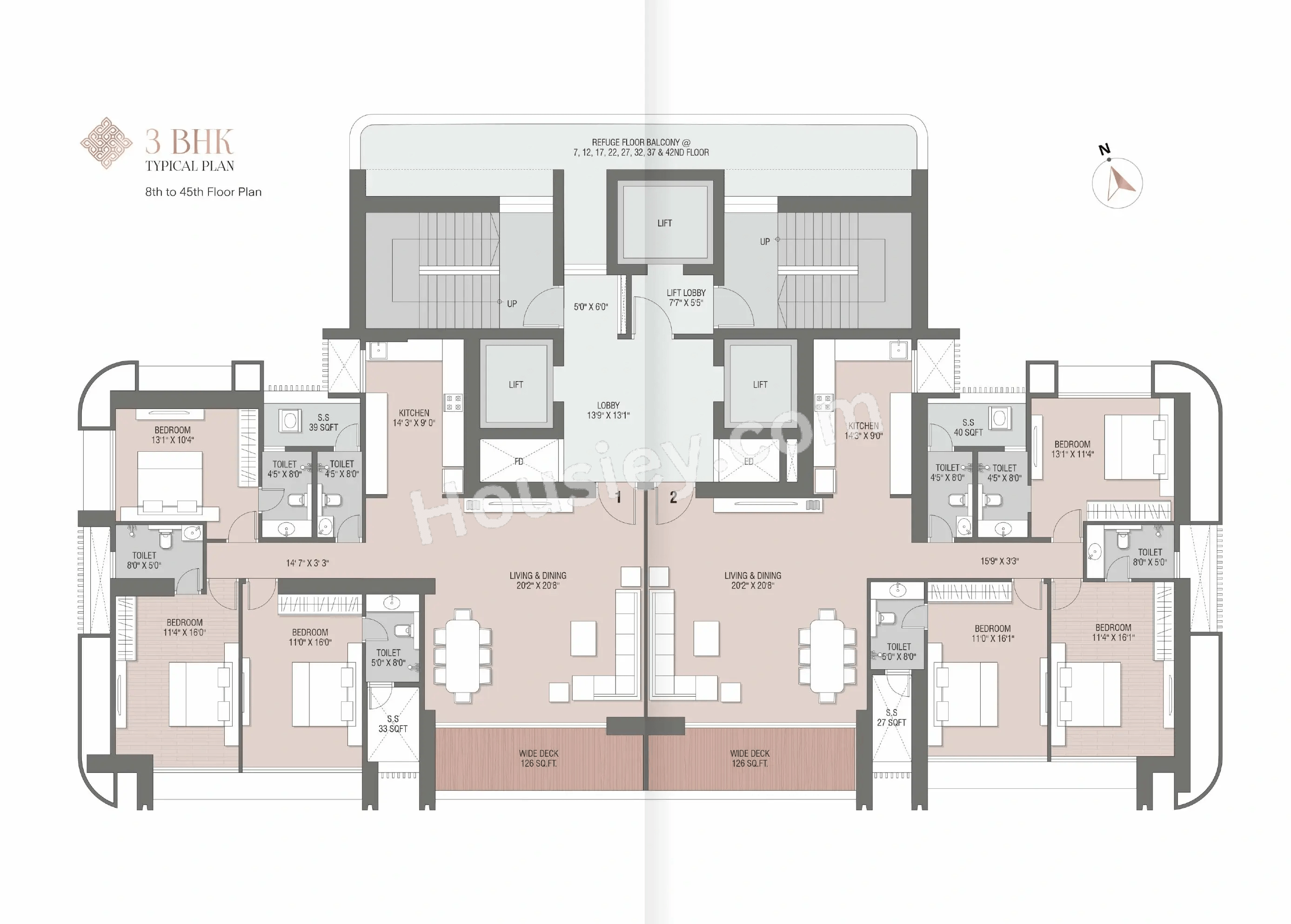 Gami Skyscape Floor Plan