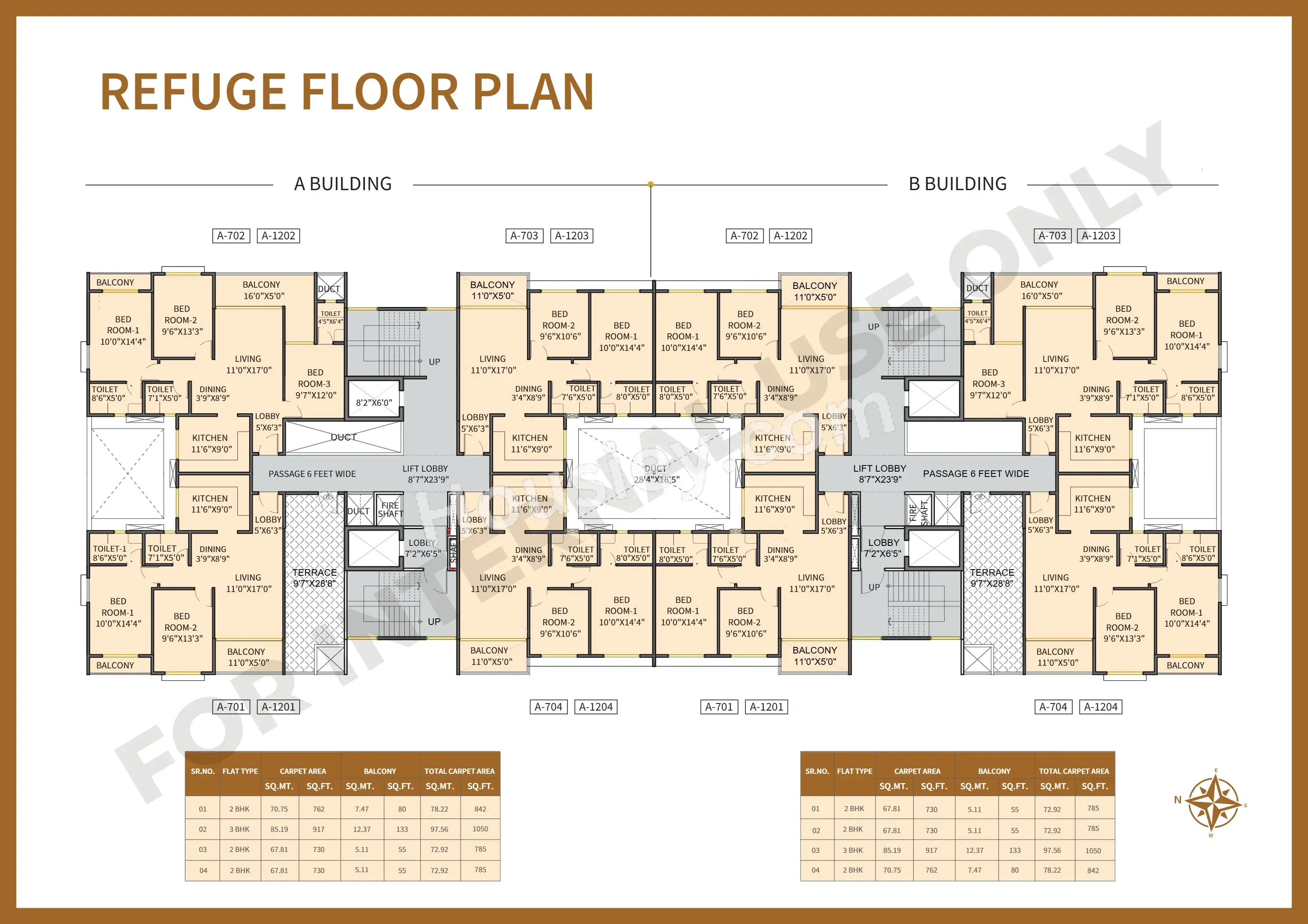 Gandharv Gokulam Floor plan 1