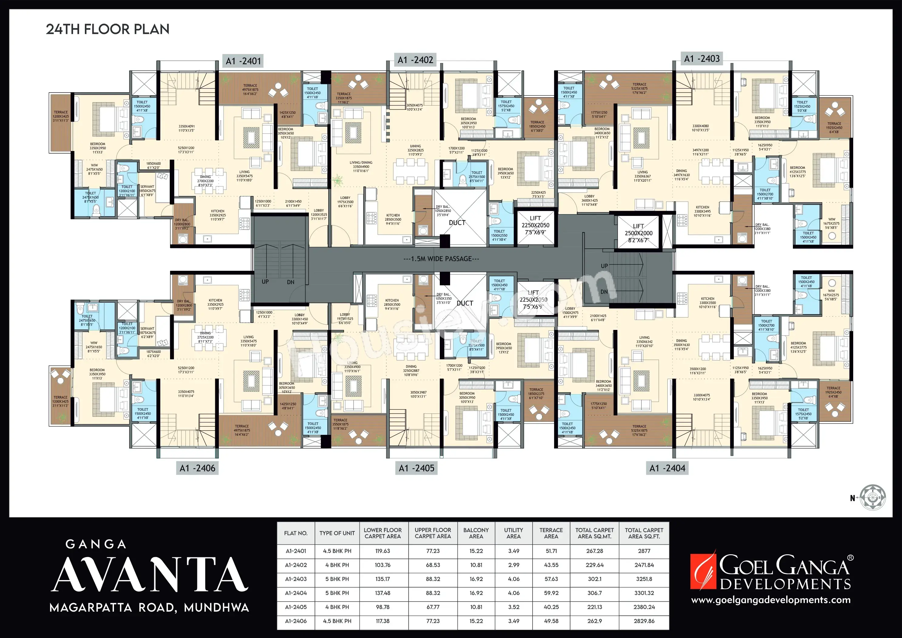 Ganga Avanta Floor plan 4
