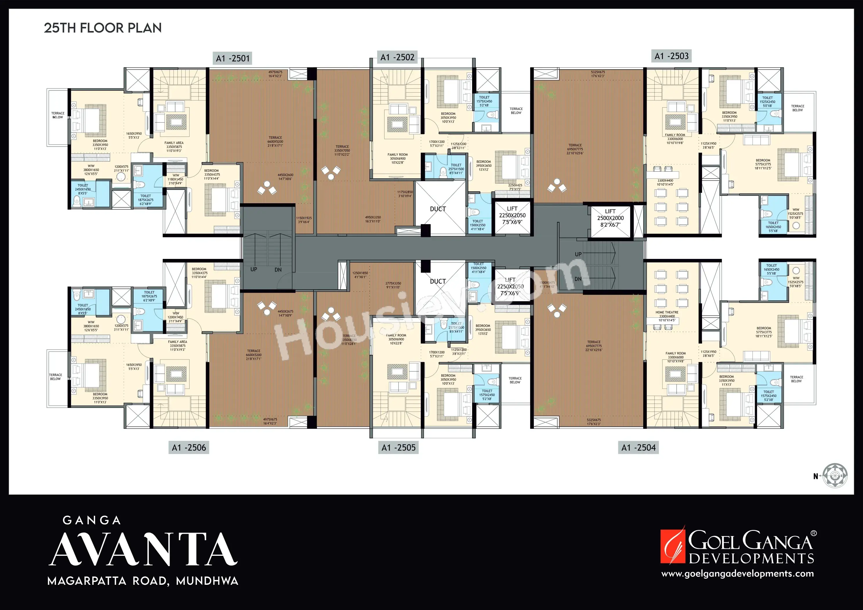 Ganga Avanta Floor plan 5