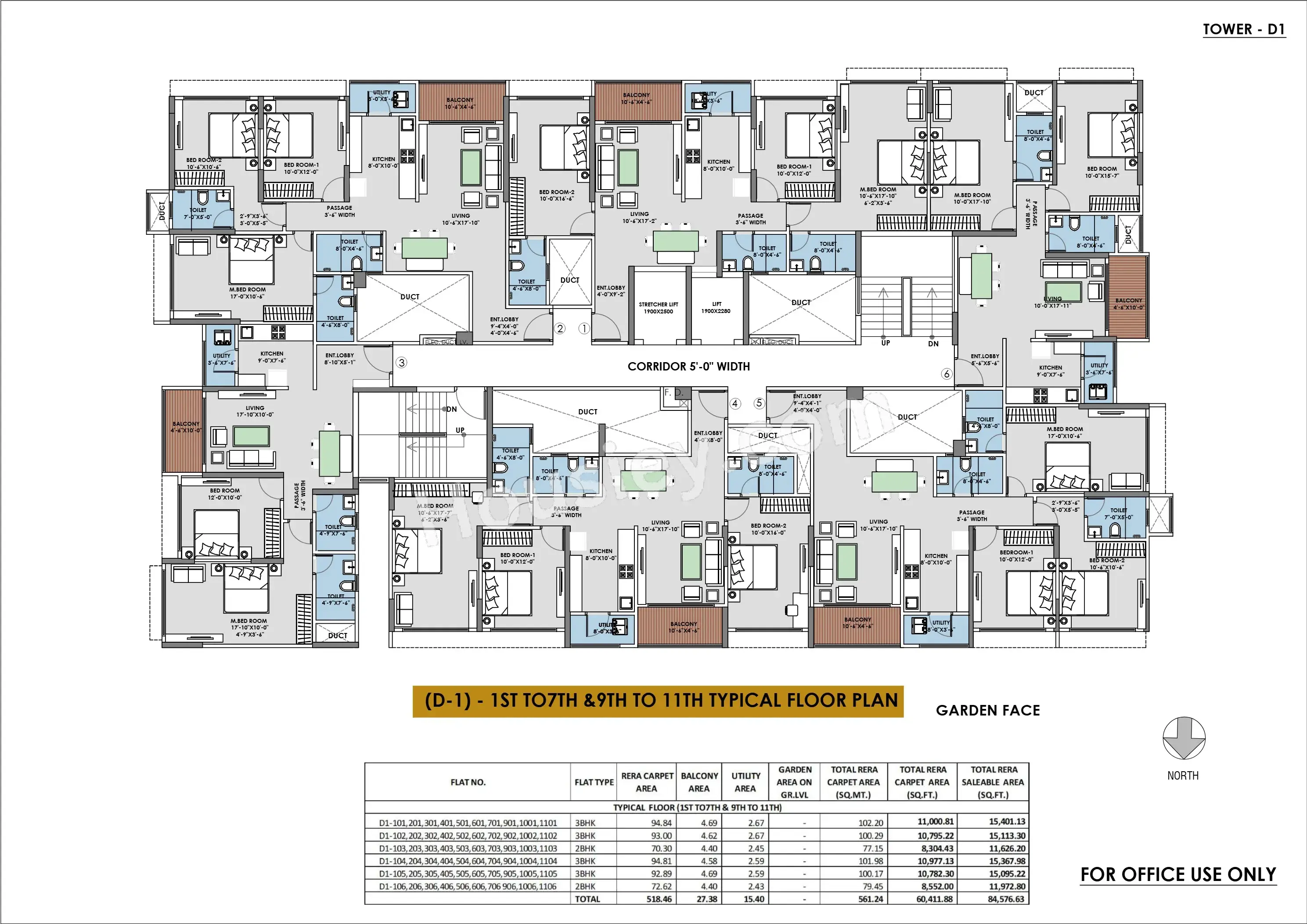 Ganga Newtown Floor plan 5