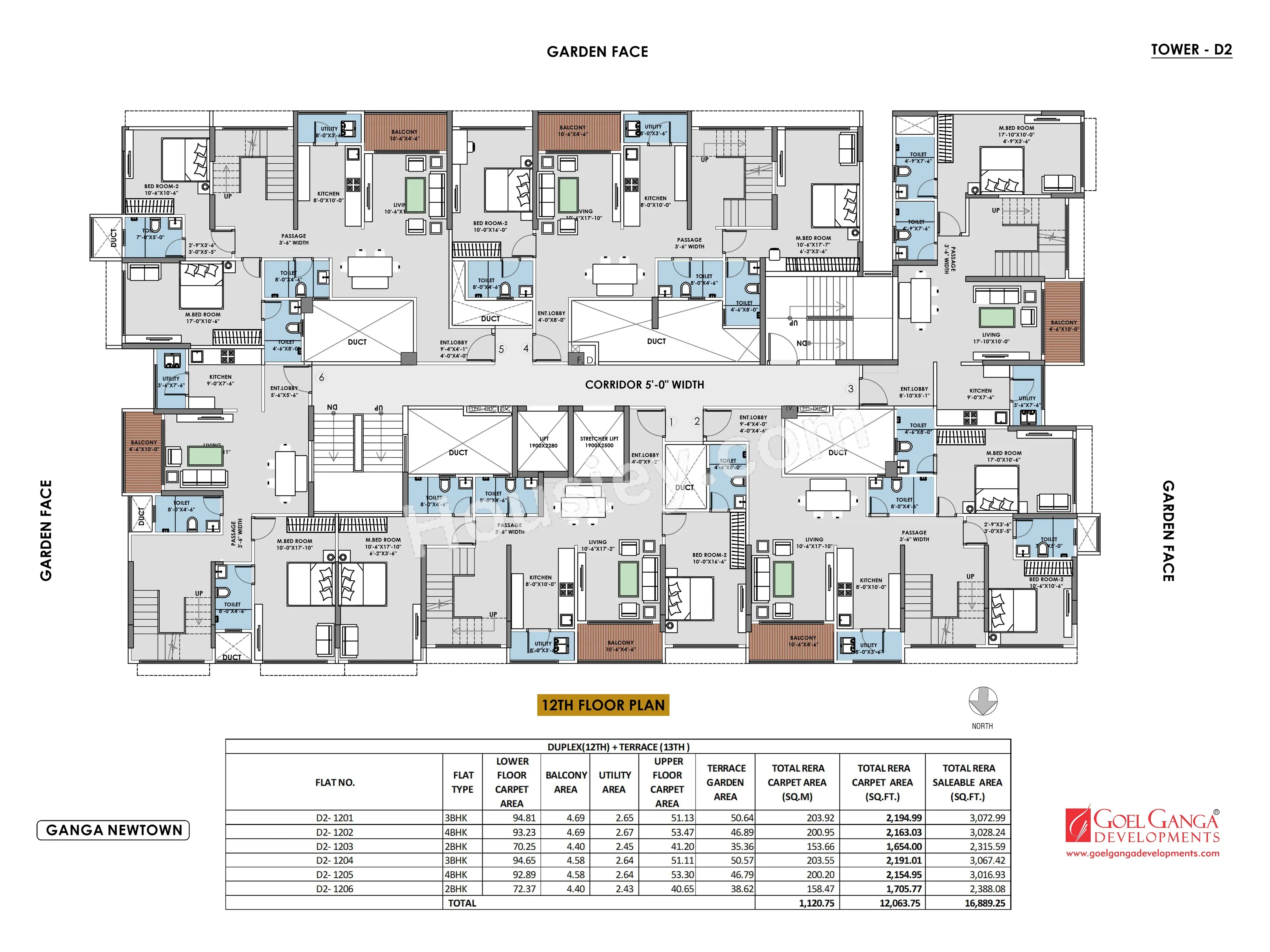 Ganga Newtown Floor plan 6