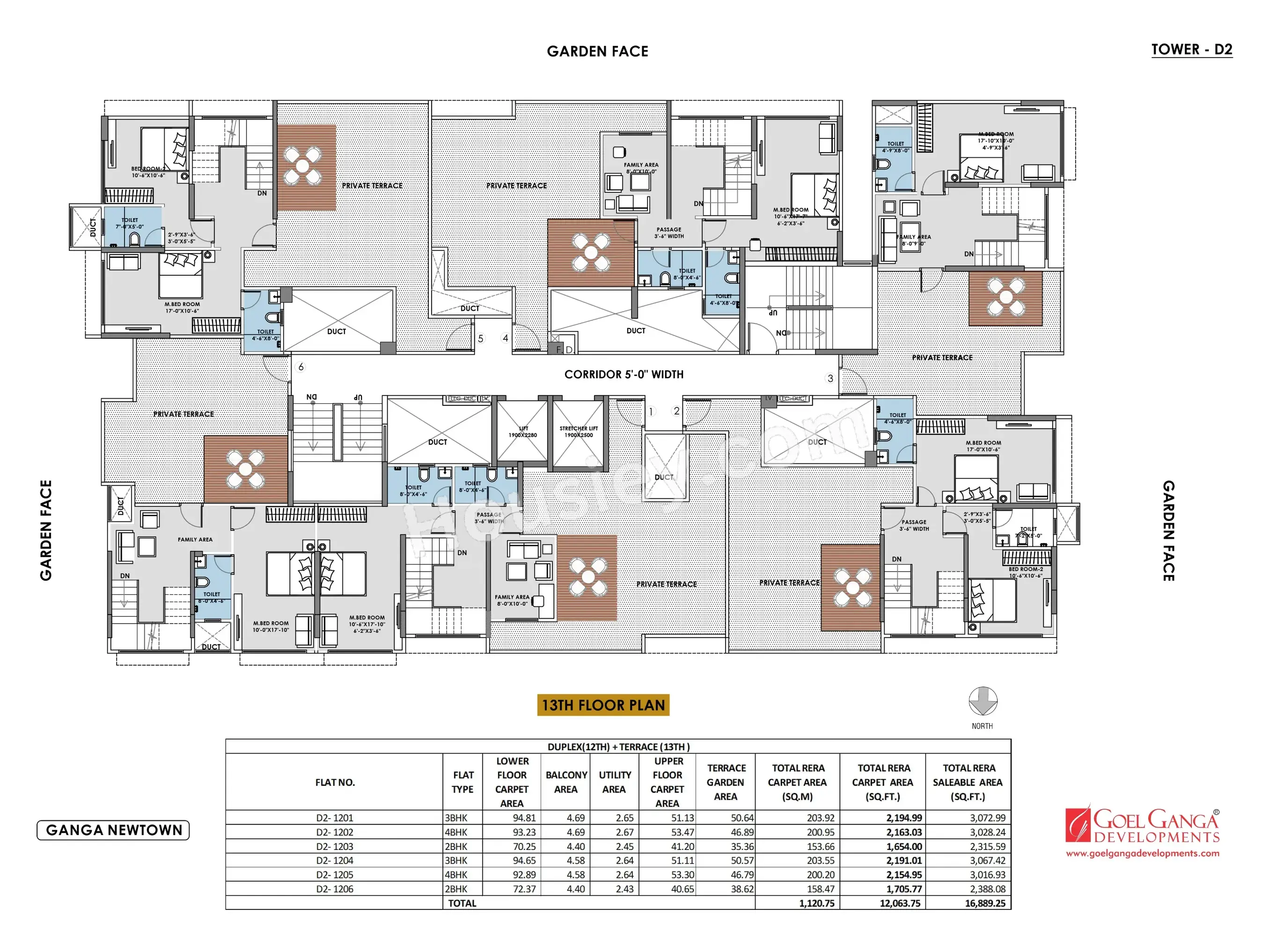 Ganga Newtown Floor plan 7