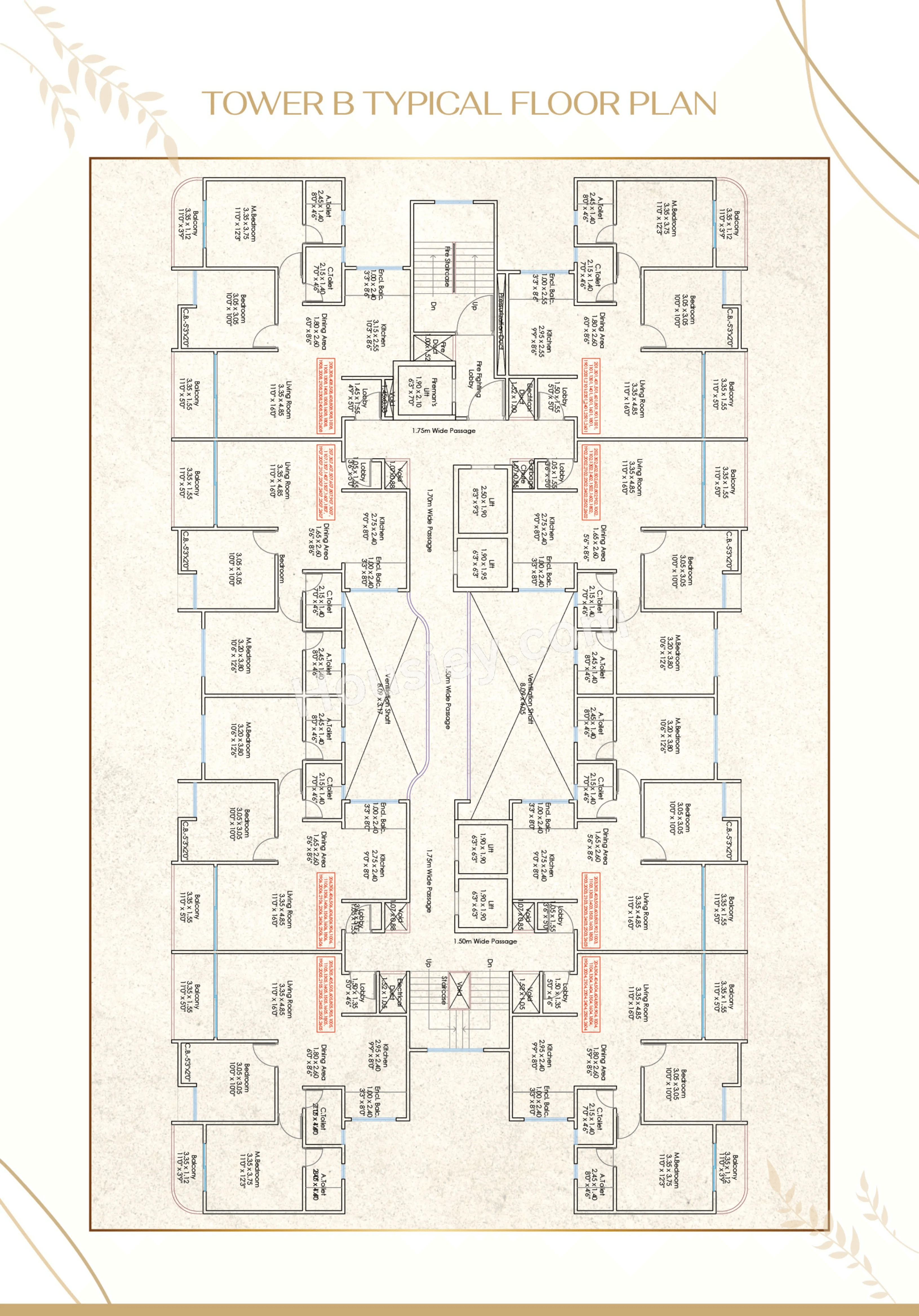 GD Square Elite The Arc Floor plan 2