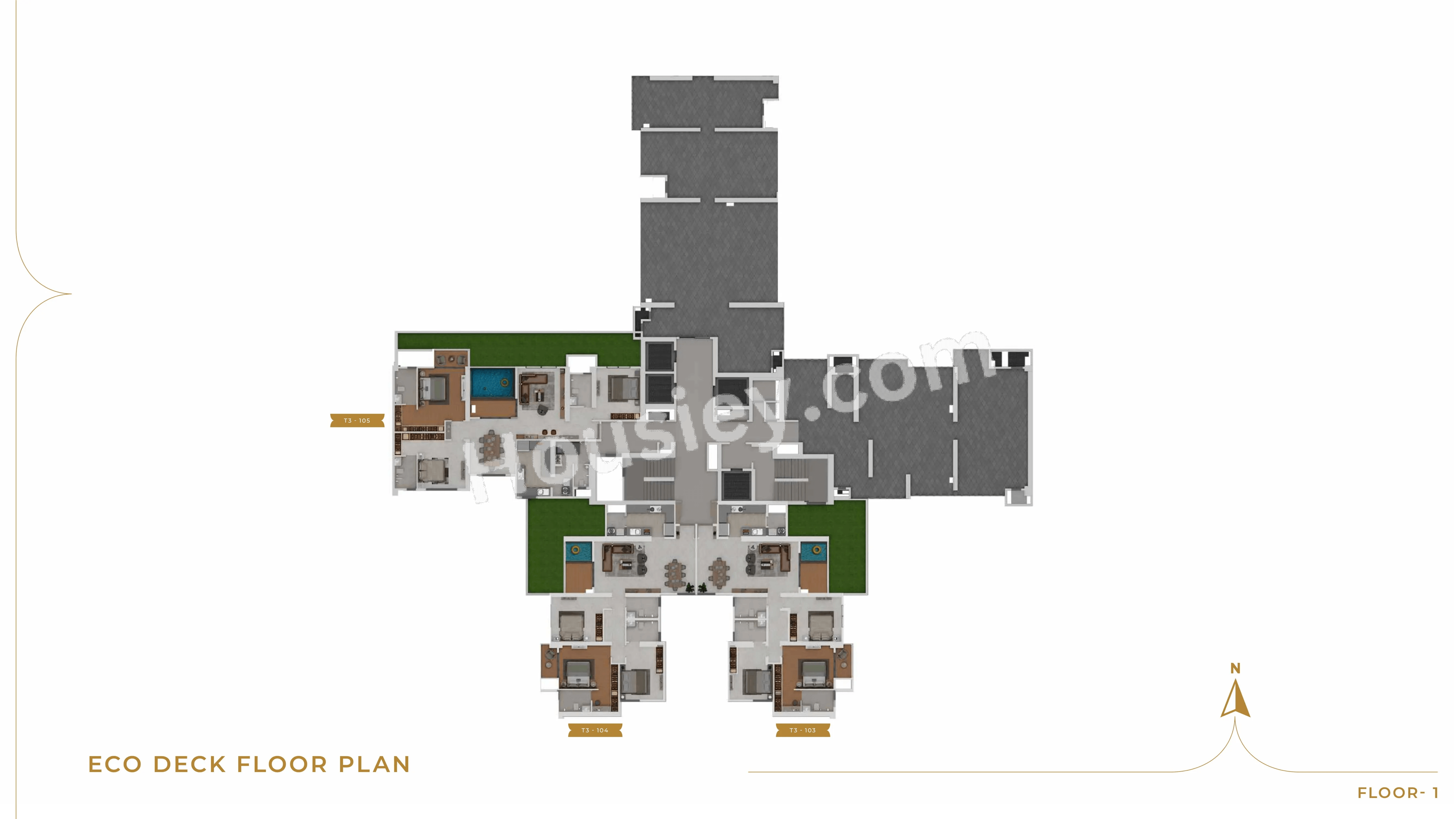Gera Avive Towers Floor plan 6