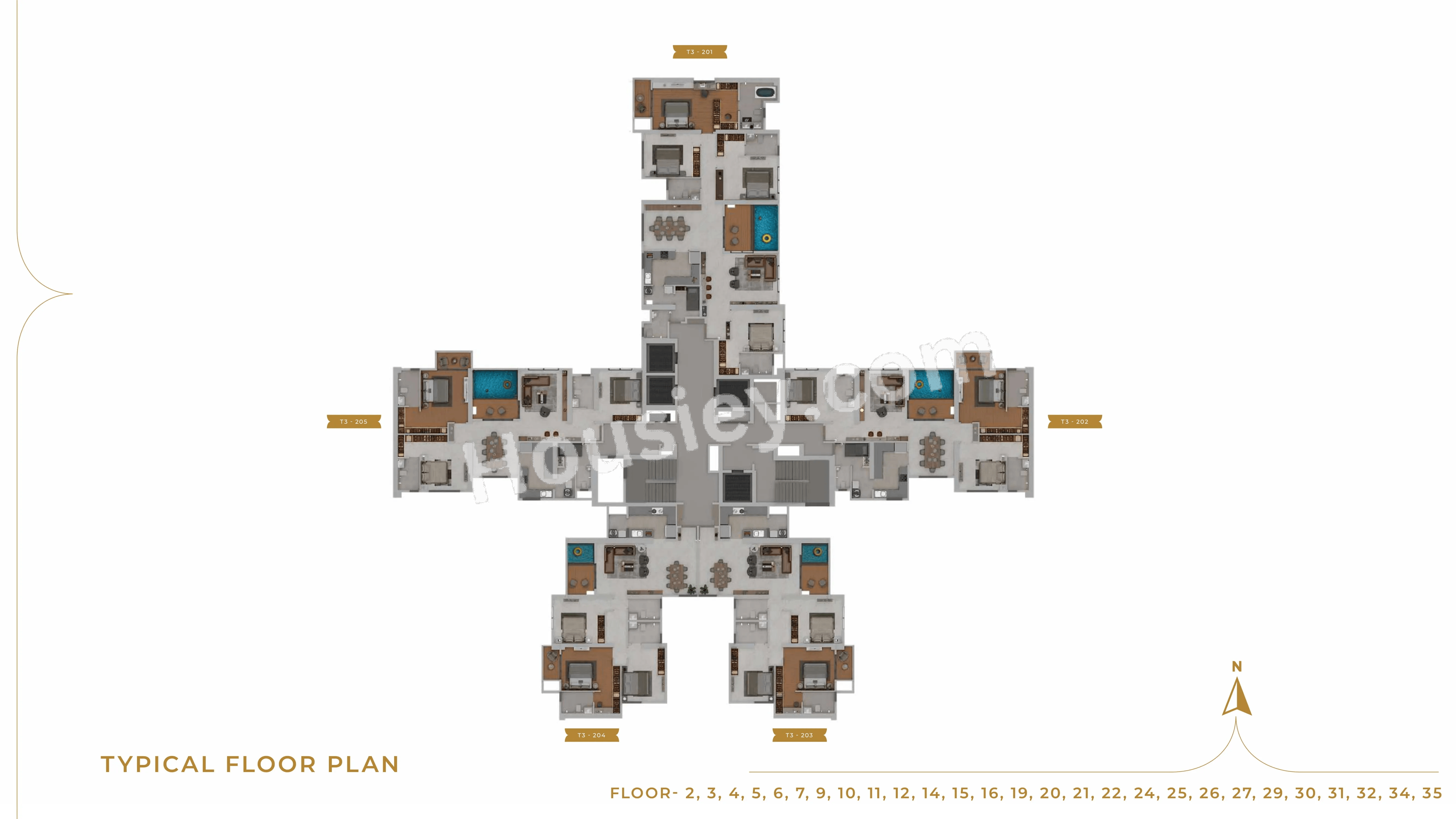 Gera Avive Towers Floor plan 8
