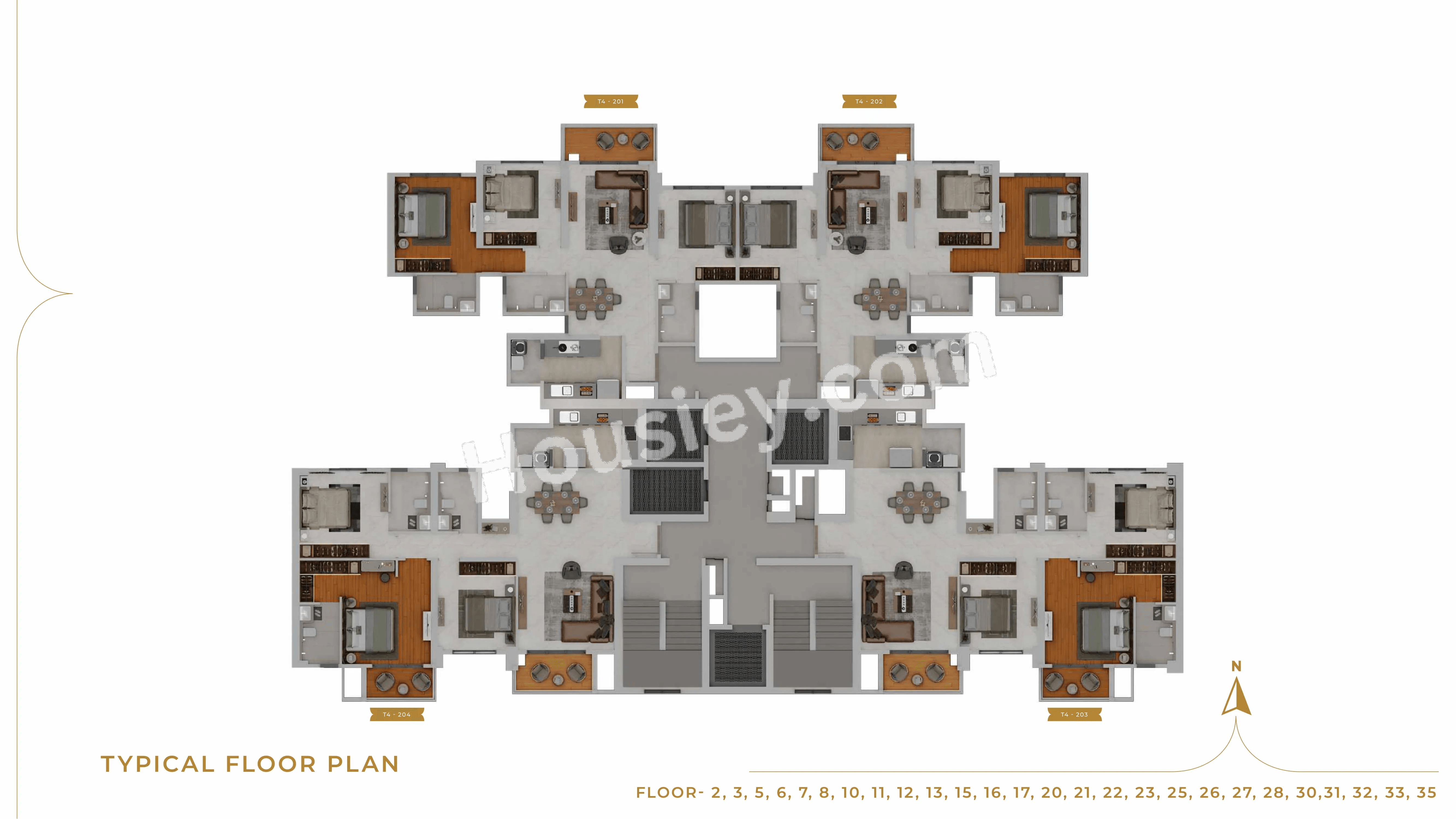 Gera Own the Blue Floor plan 12