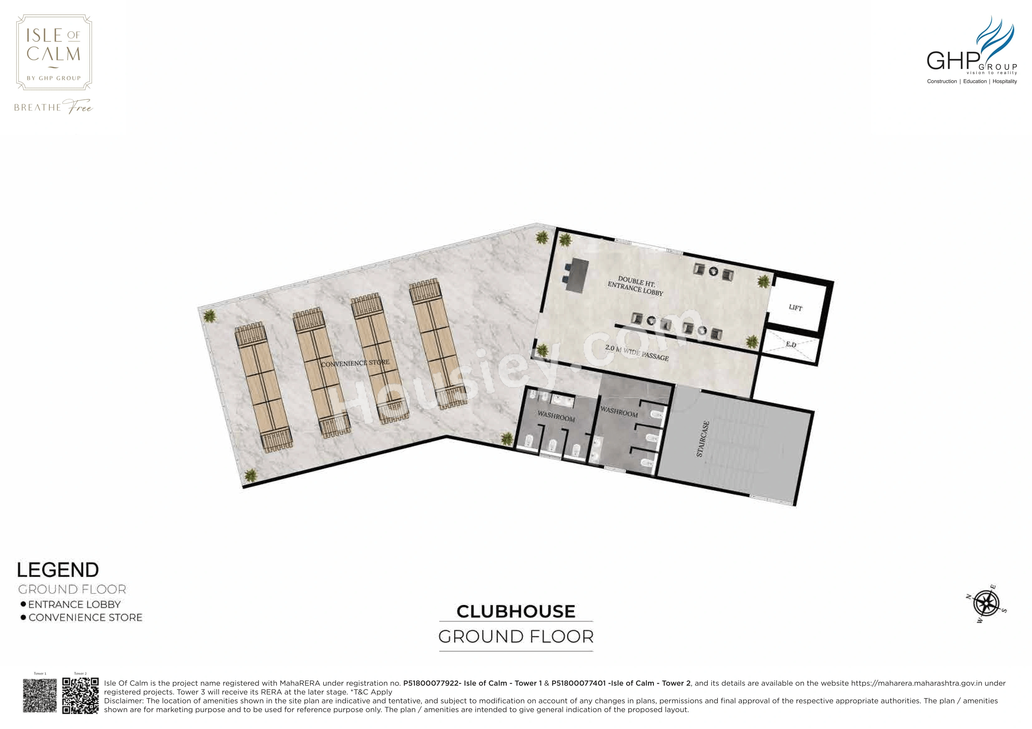 GHP Isle of Calm Floor plan 1