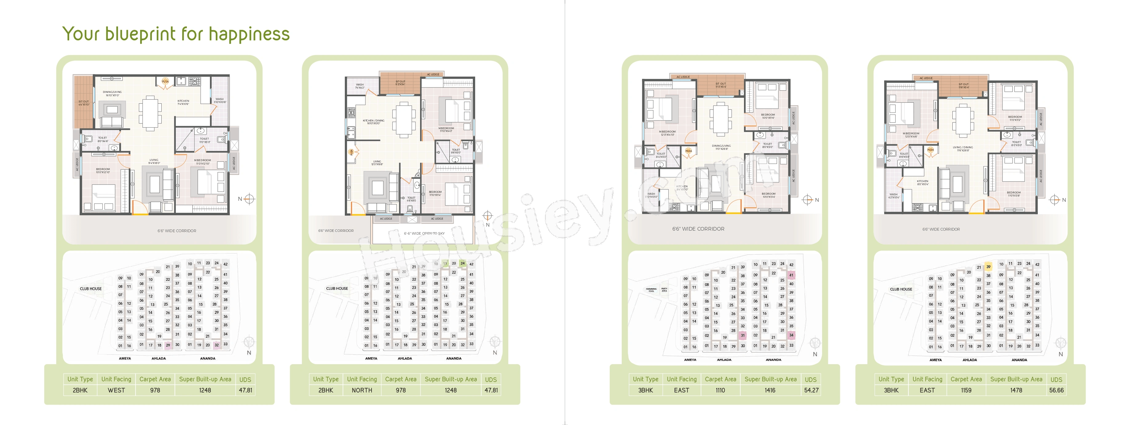 Giridhari Happiness Hub Floor plan 3