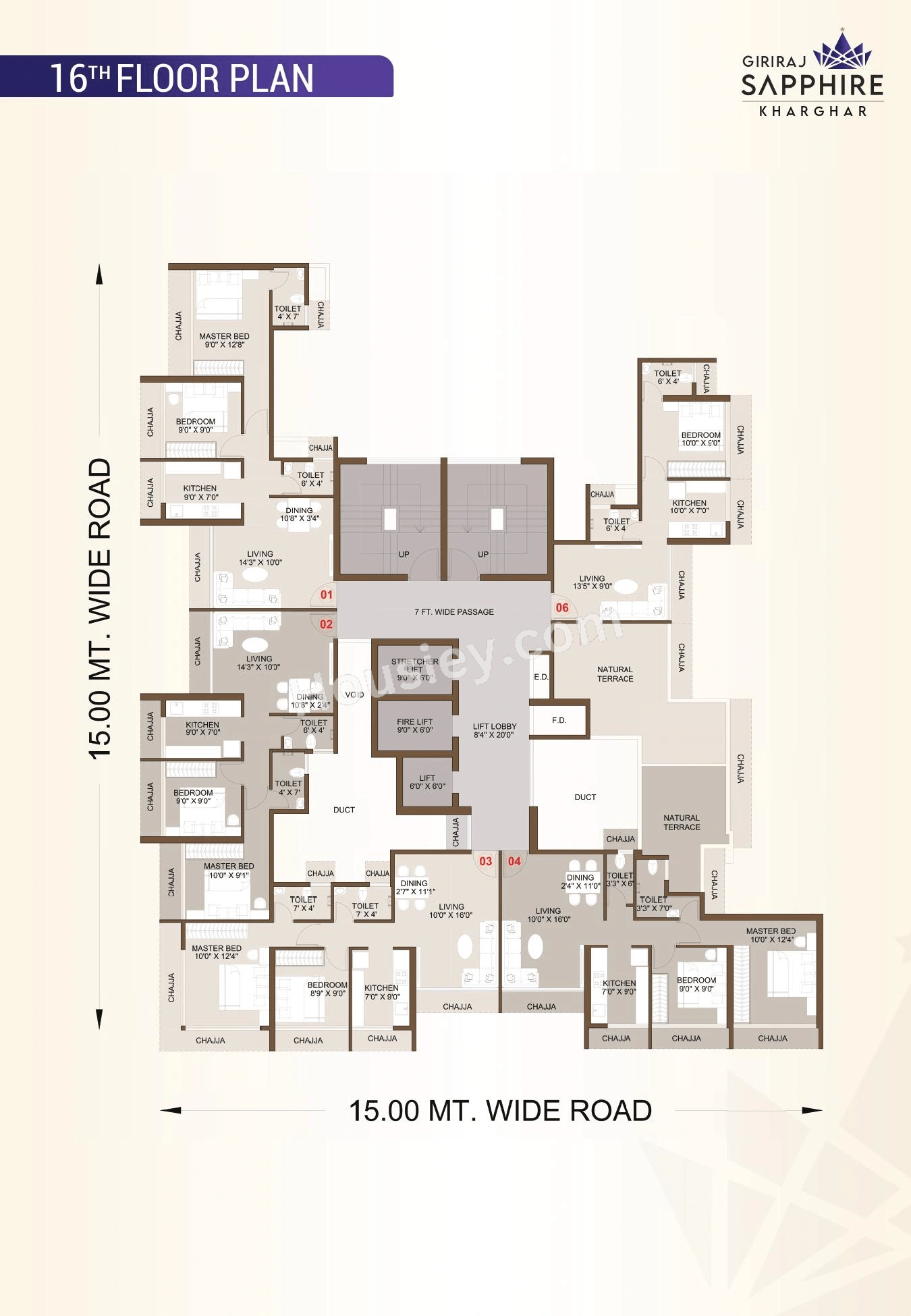 Giriraj Sapphire Floor plan 2