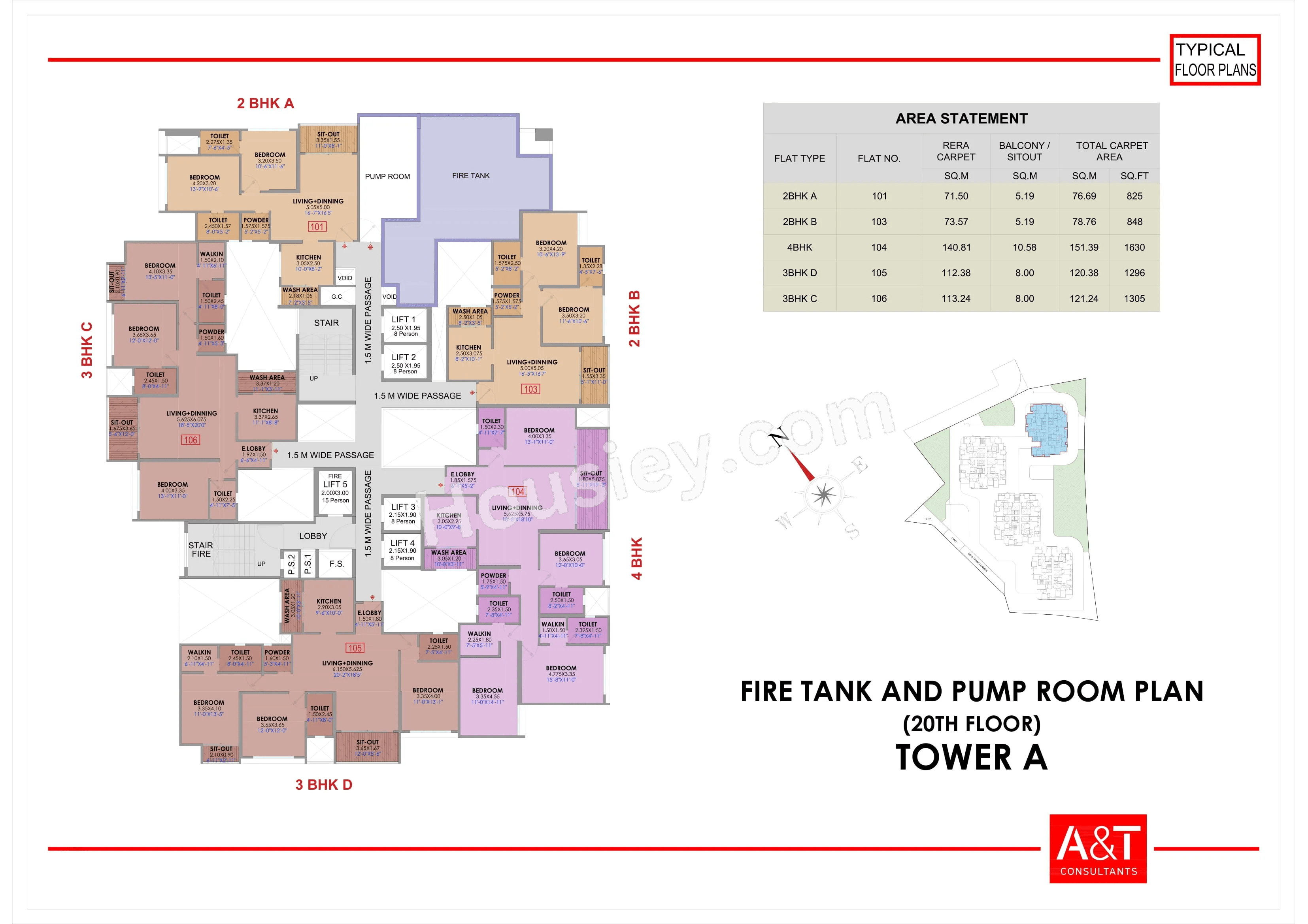 GK Sindhu Skies Floor plan 1