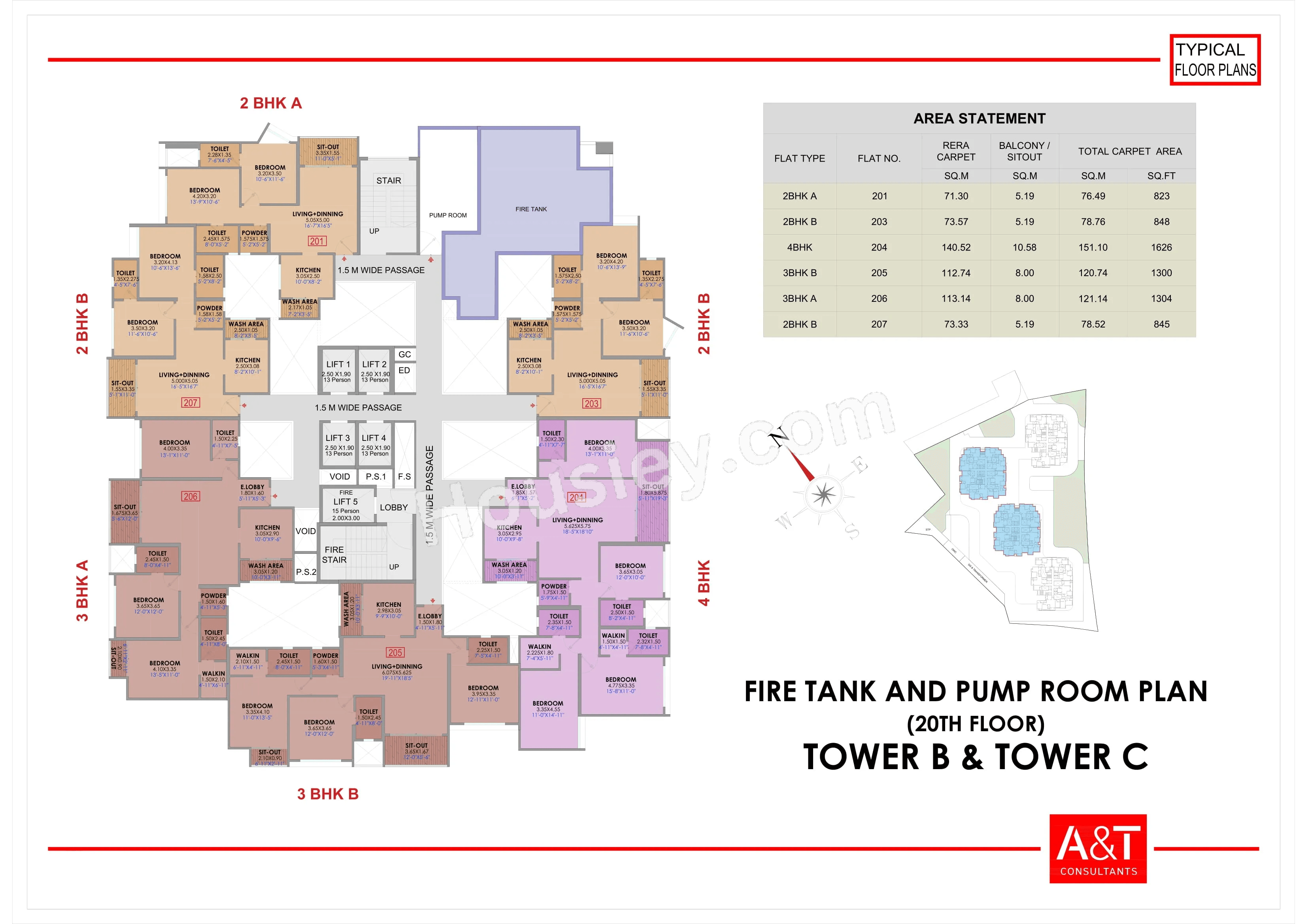 GK Sindhu Skies Floor plan 4