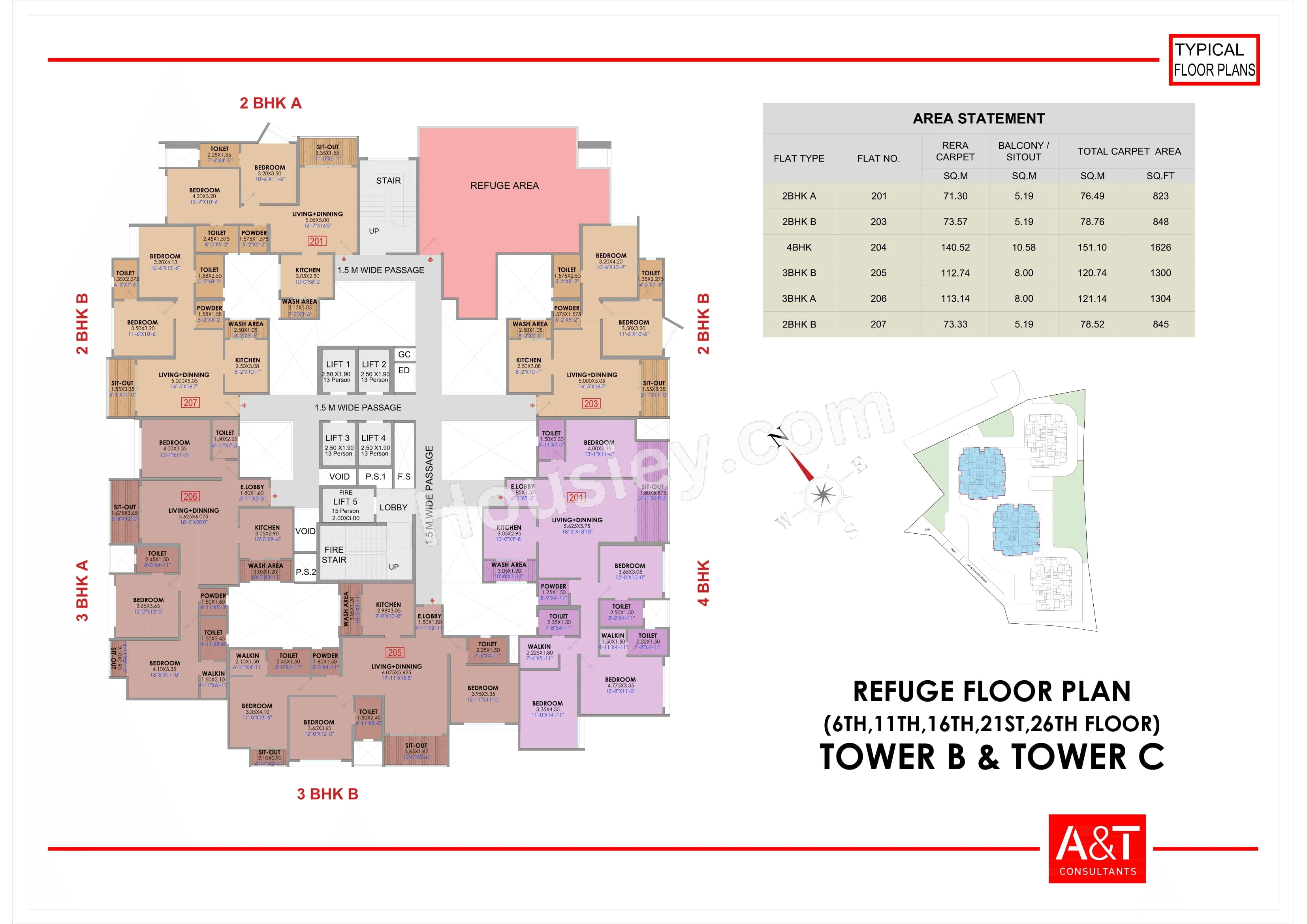 GK Sindhu Skies Floor plan 5