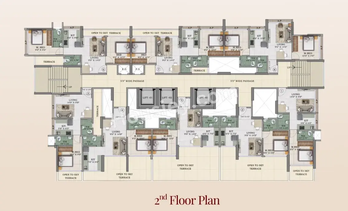 Gladiolus Jewel Floor plan 2