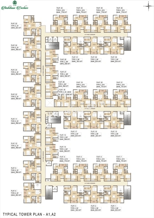 GM Ambitious Enclave Floor plan 1