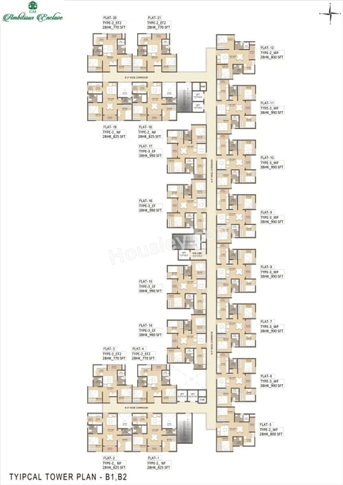 GM Ambitious Enclave Floor plan 3