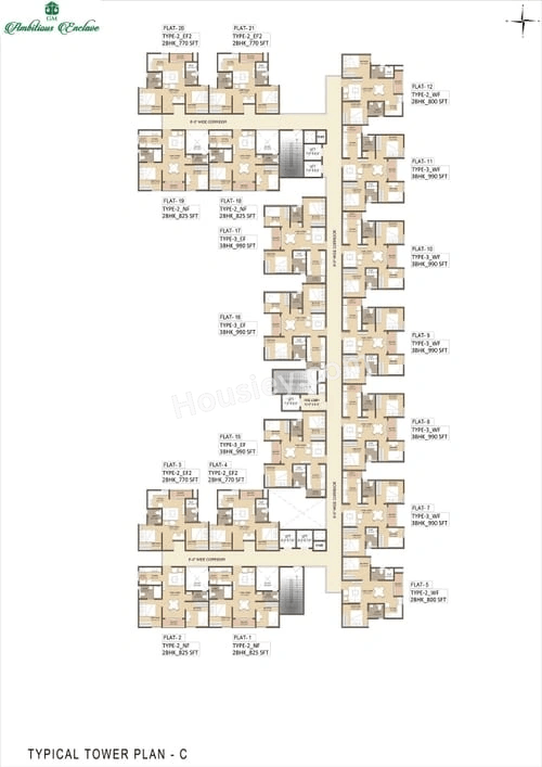 GM Ambitious Enclave Floor plan 4