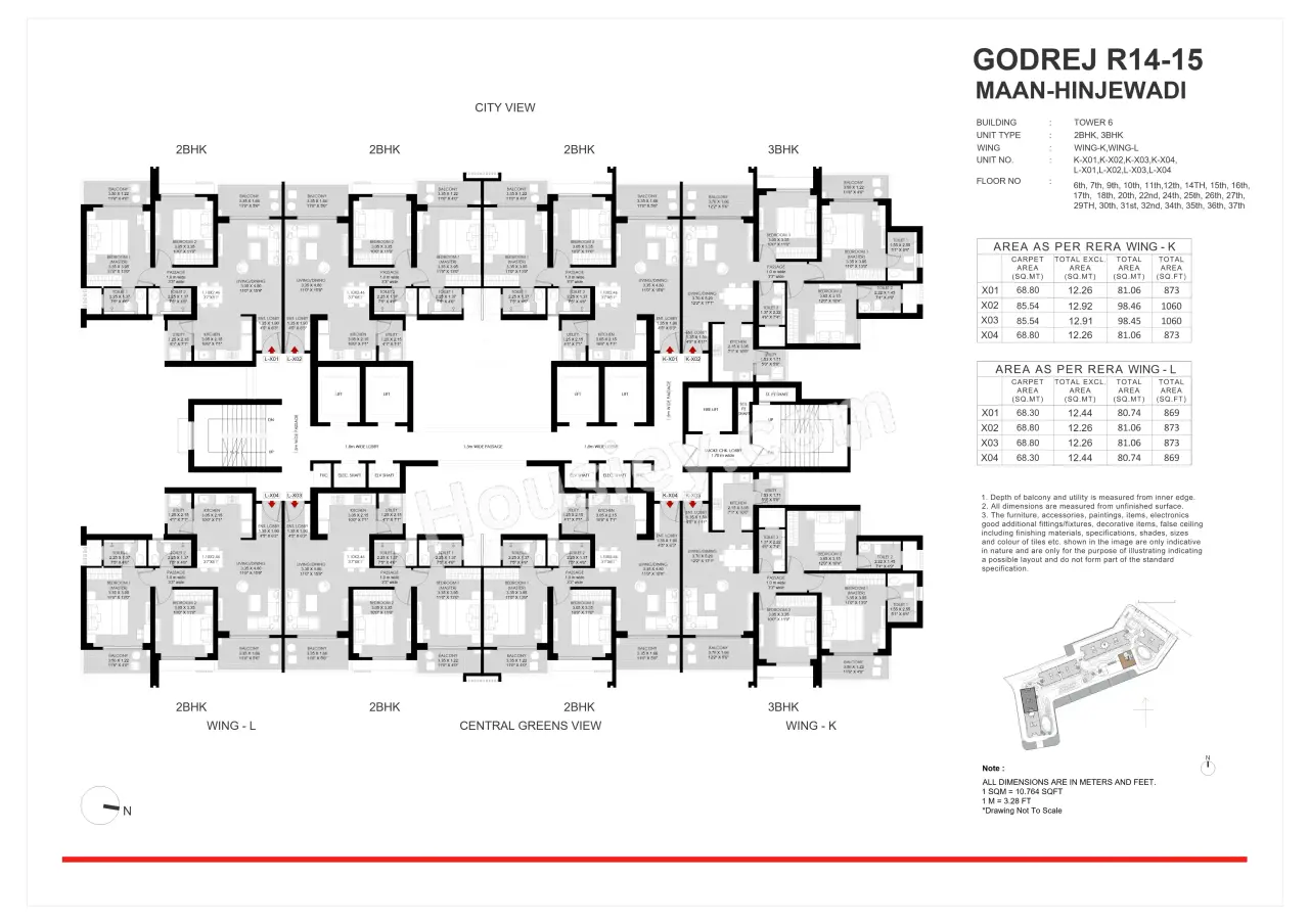Godrej Aqua Retreat Floor Plan