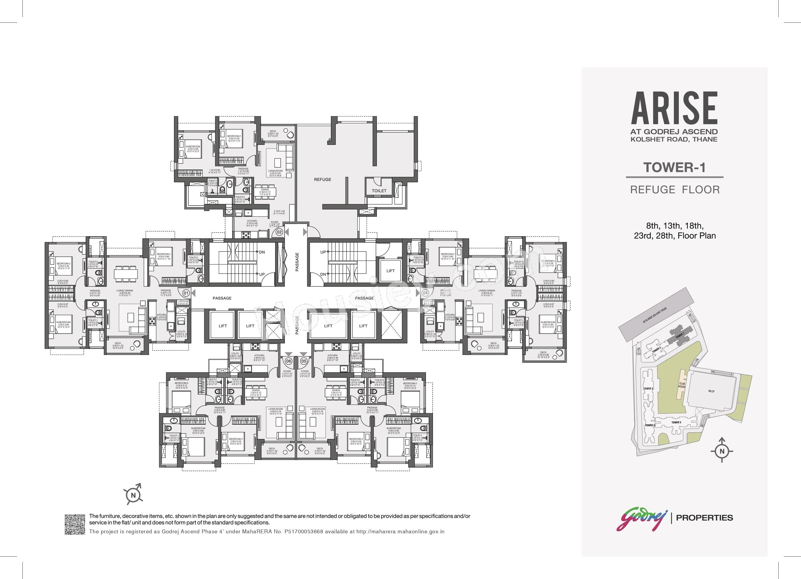 Godrej Ascend Floor plan 1